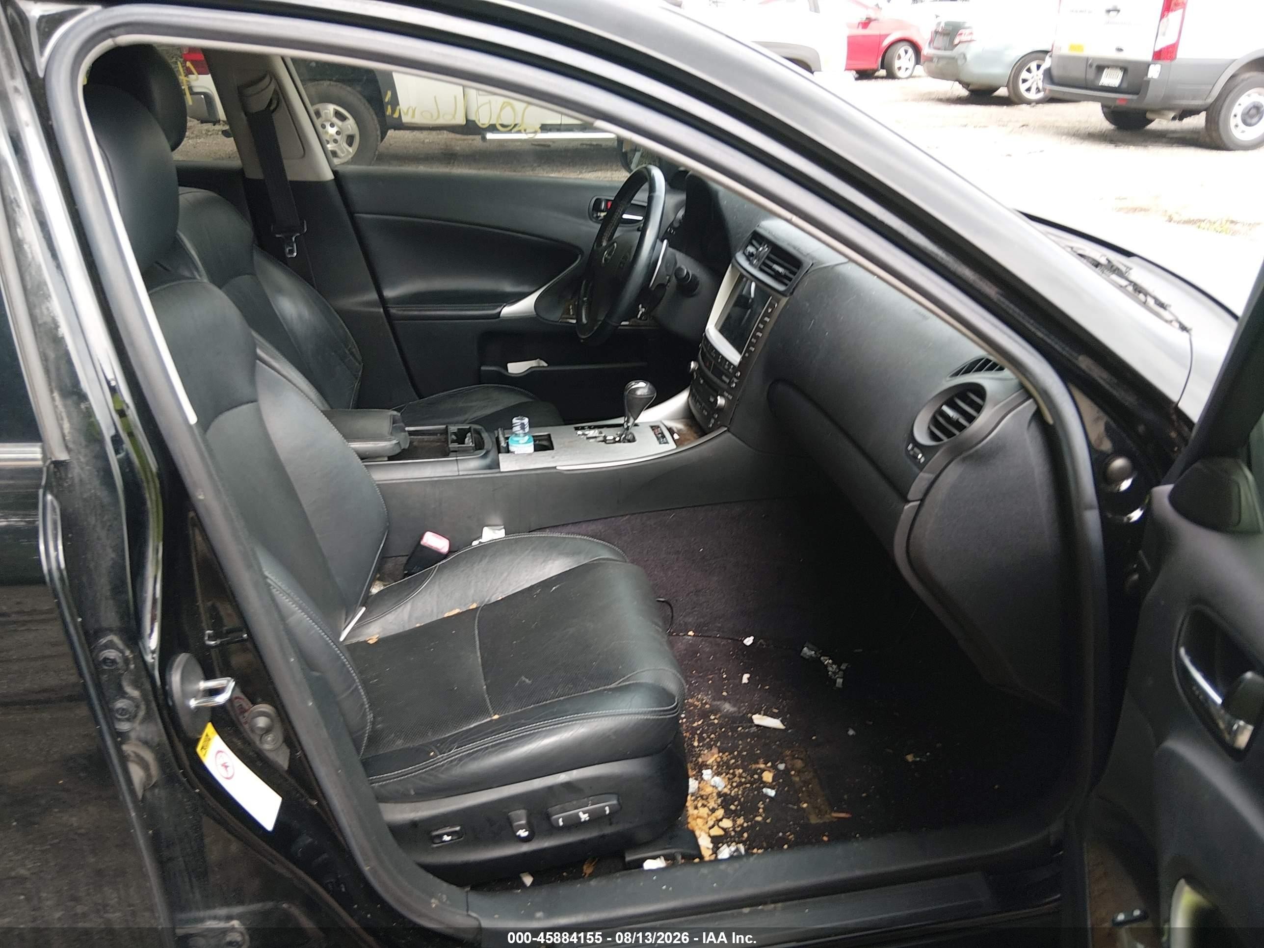 2009 Lexus Is 250   Black vin: JTHCK262792028664