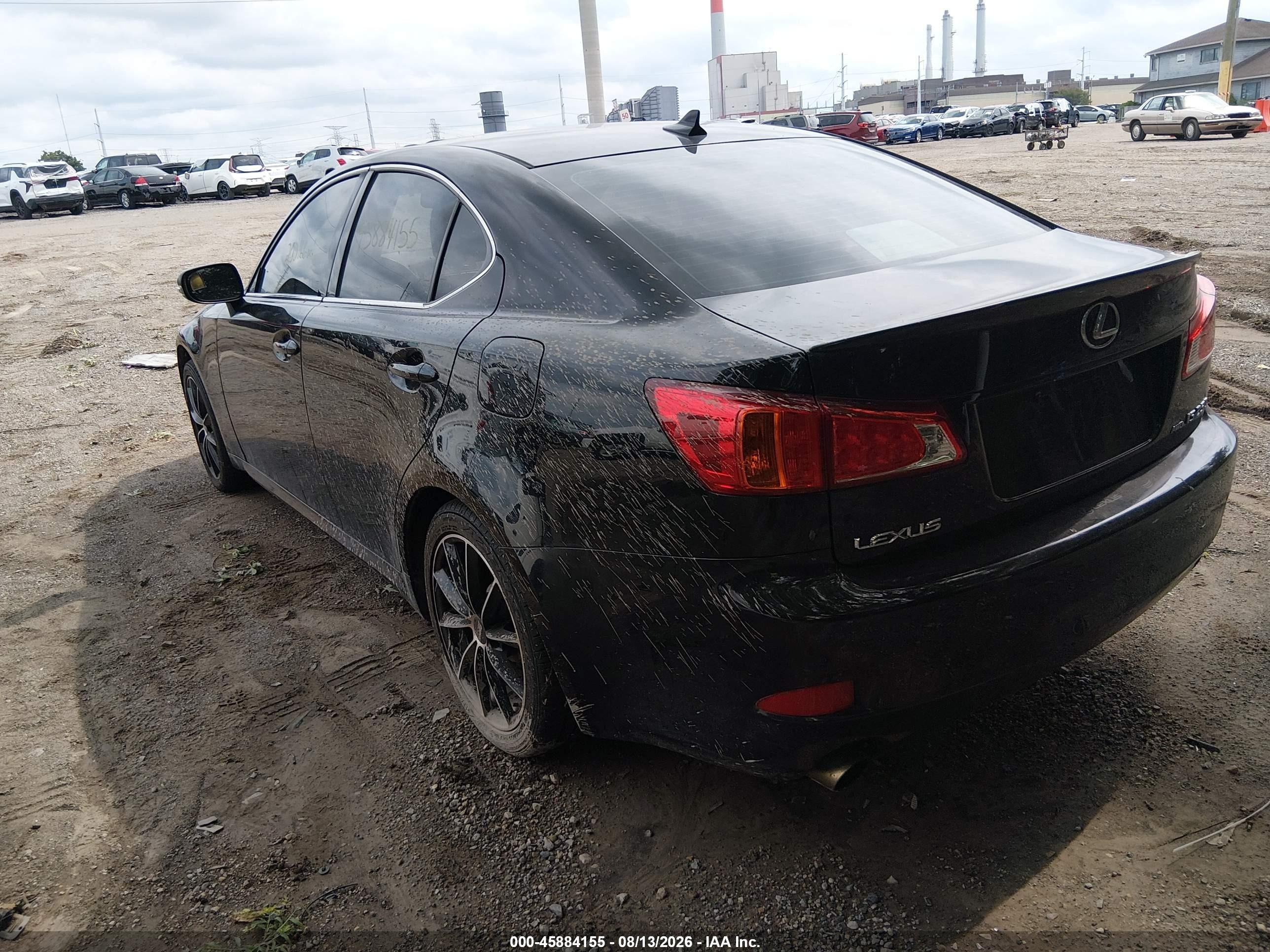 2009 Lexus Is 250   Black vin: JTHCK262792028664