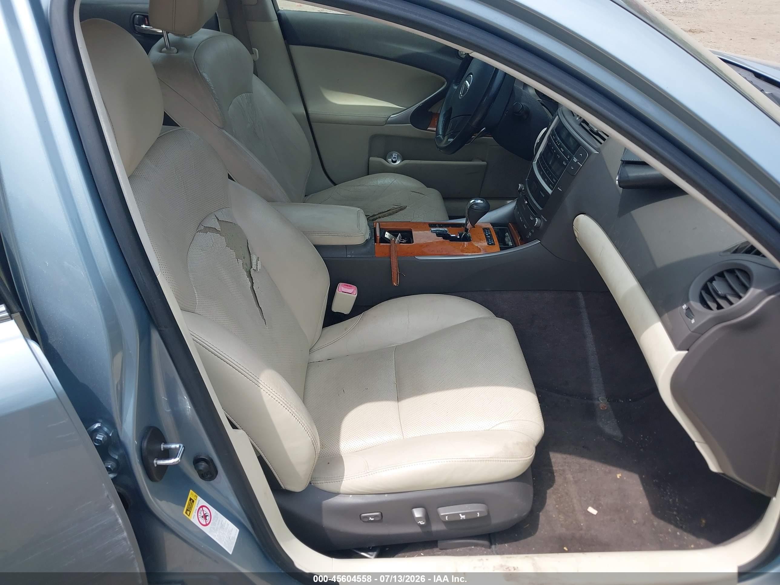 2009 Lexus Is 250   Blue vin: JTHCK262795028985