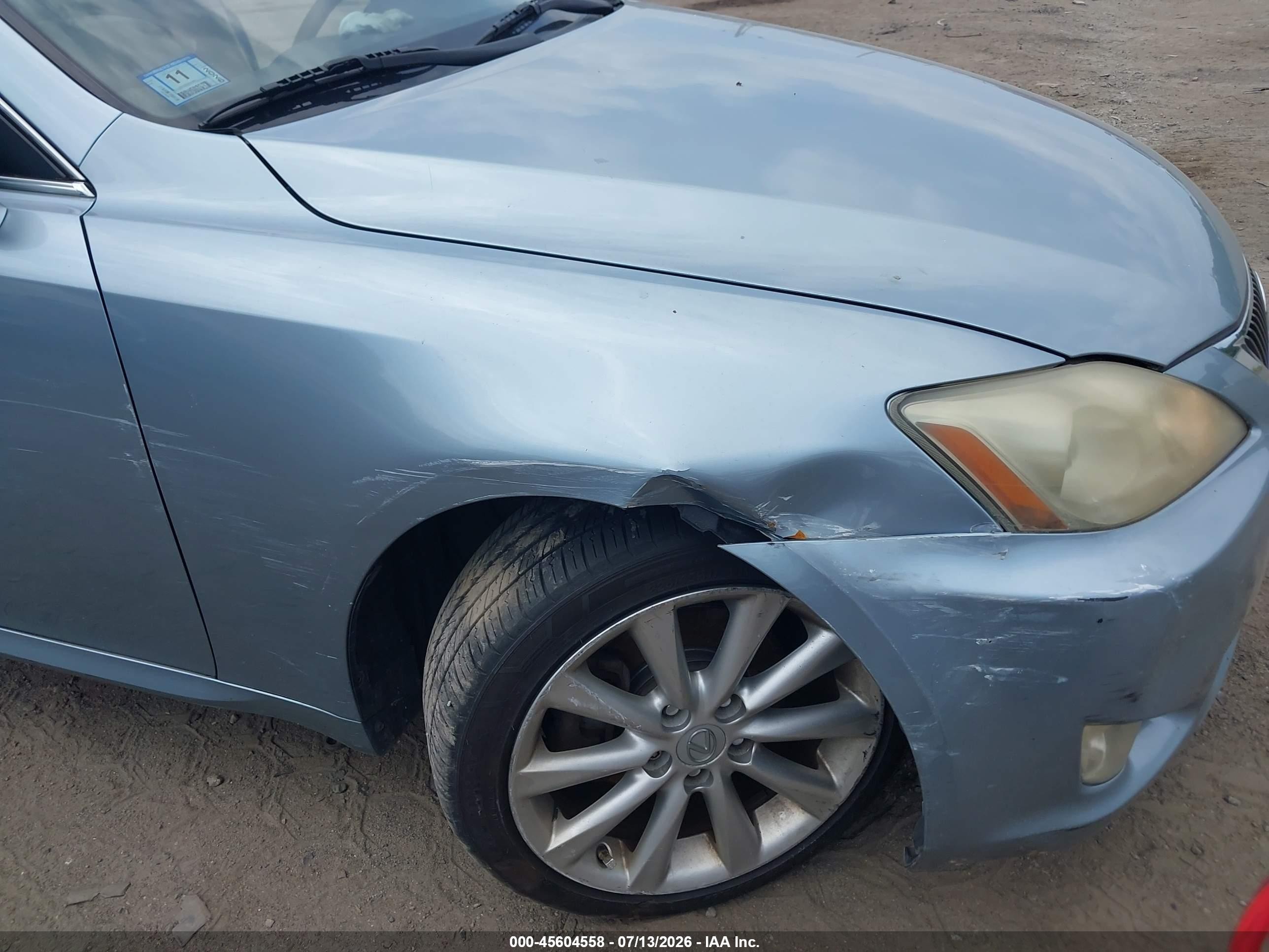 2009 Lexus Is 250   Blue vin: JTHCK262795028985