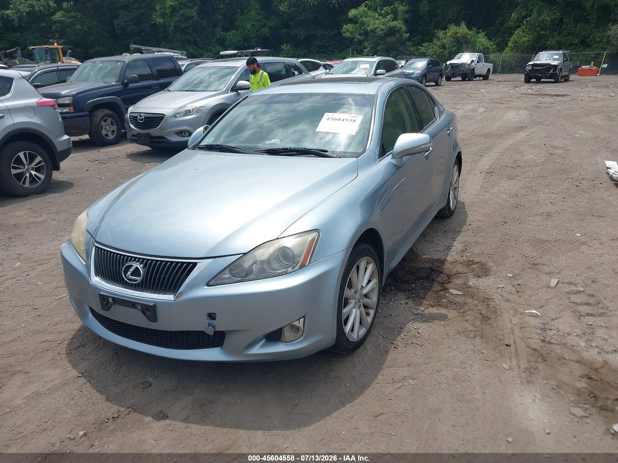2009 Lexus Is 250   Blue vin: JTHCK262795028985