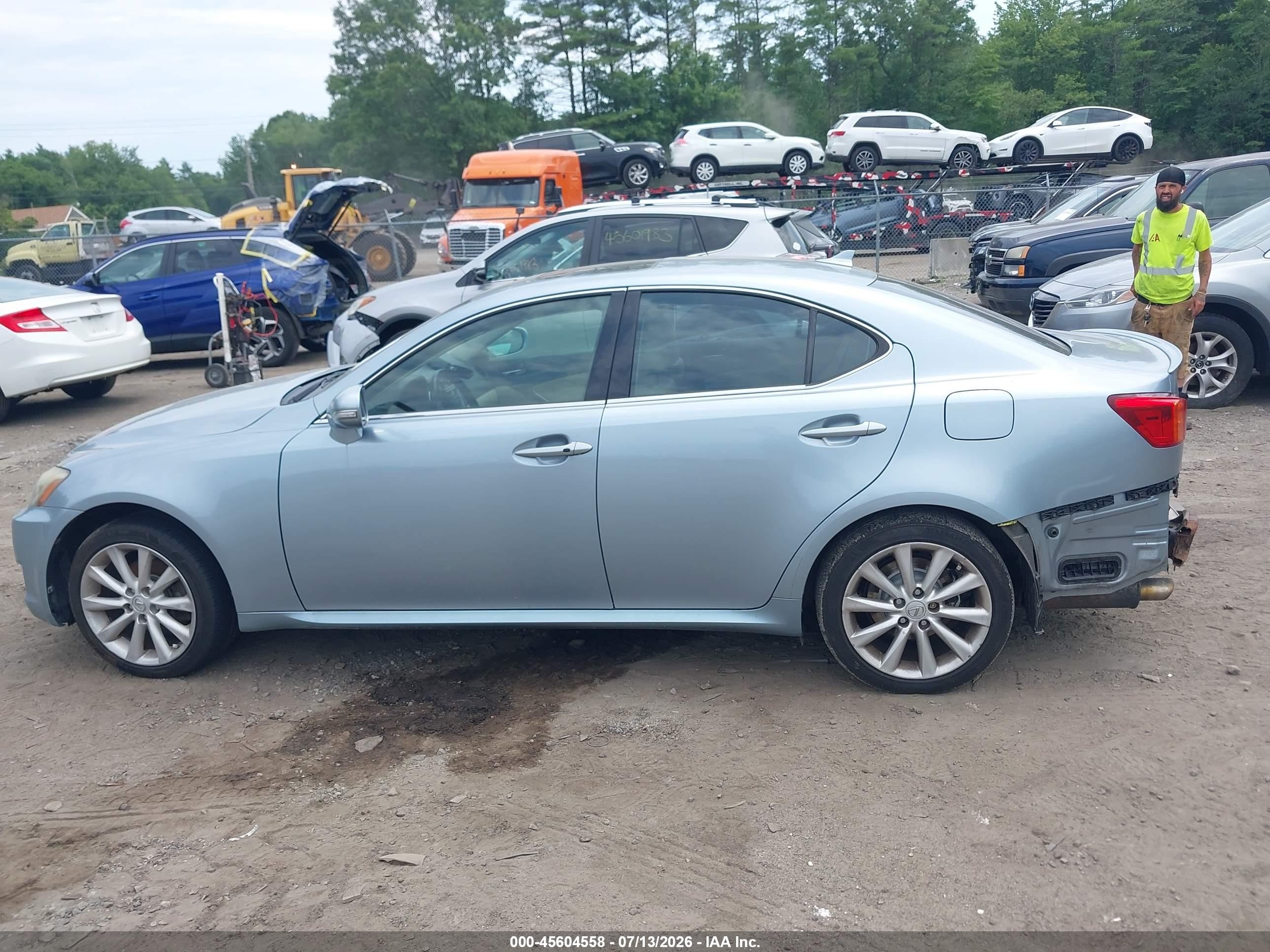 2009 Lexus Is 250   Blue vin: JTHCK262795028985