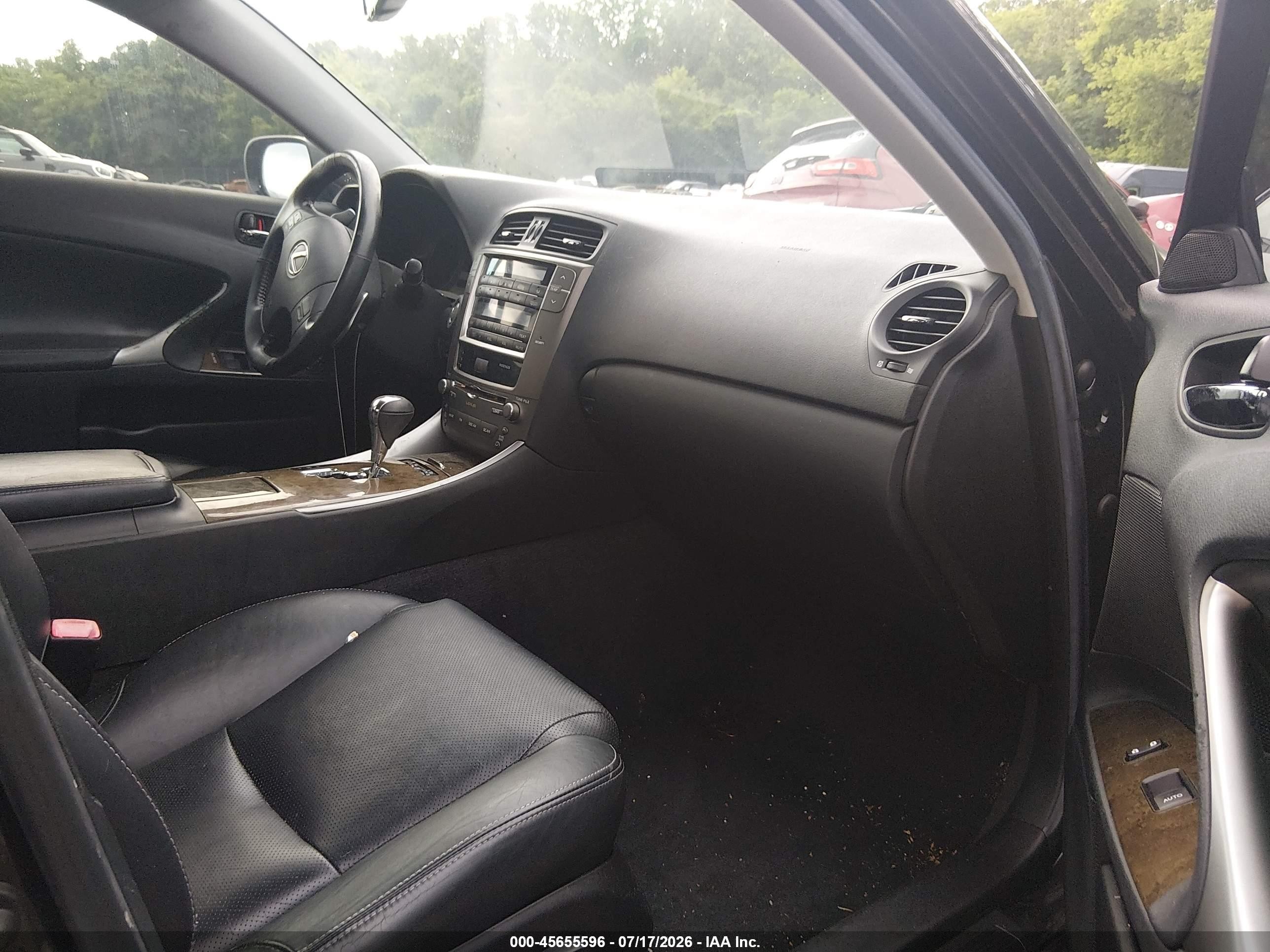 2009 Lexus Is 250   Черный vin: JTHCK262795029408