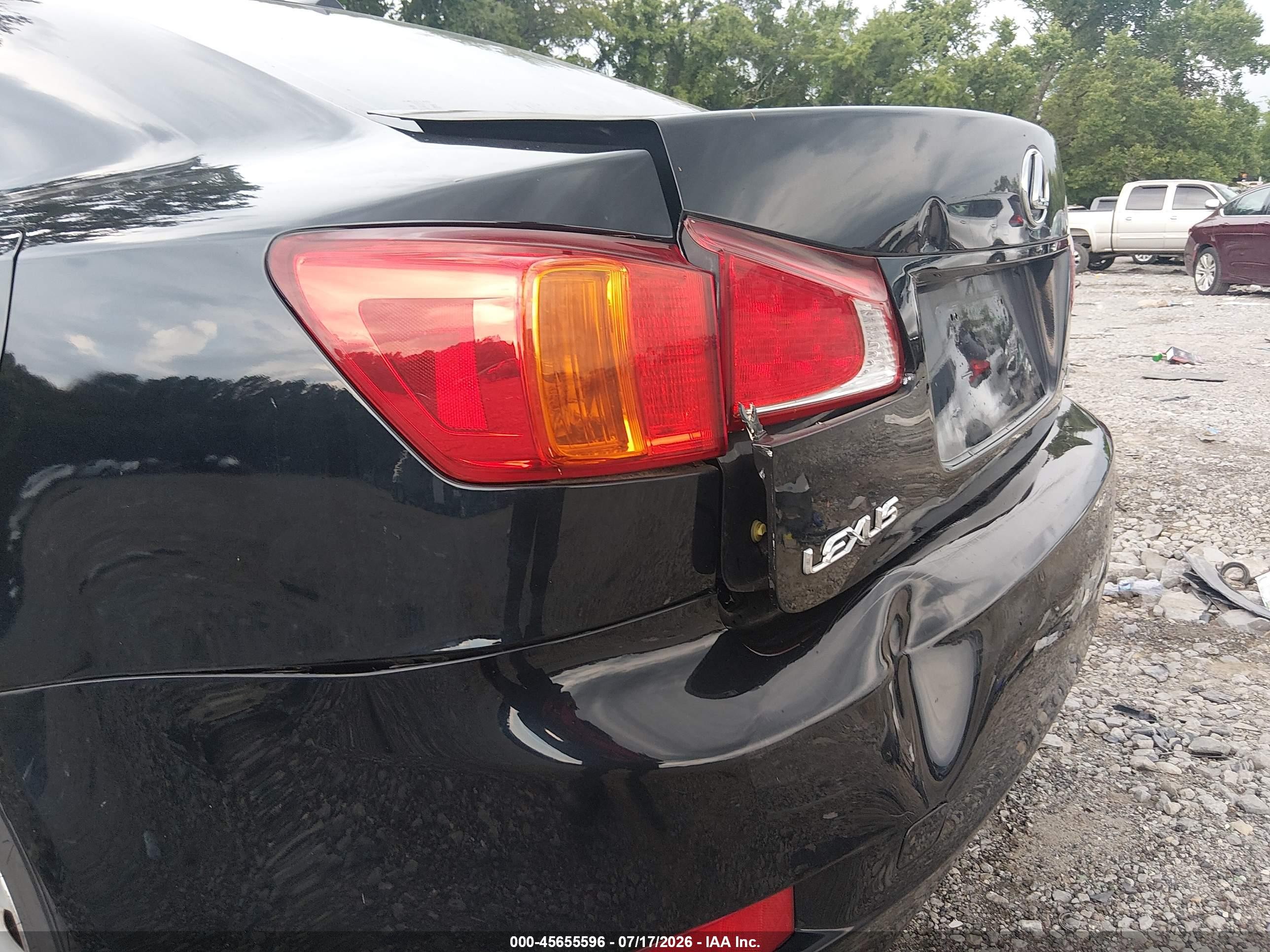 2009 Lexus Is 250   Черный vin: JTHCK262795029408