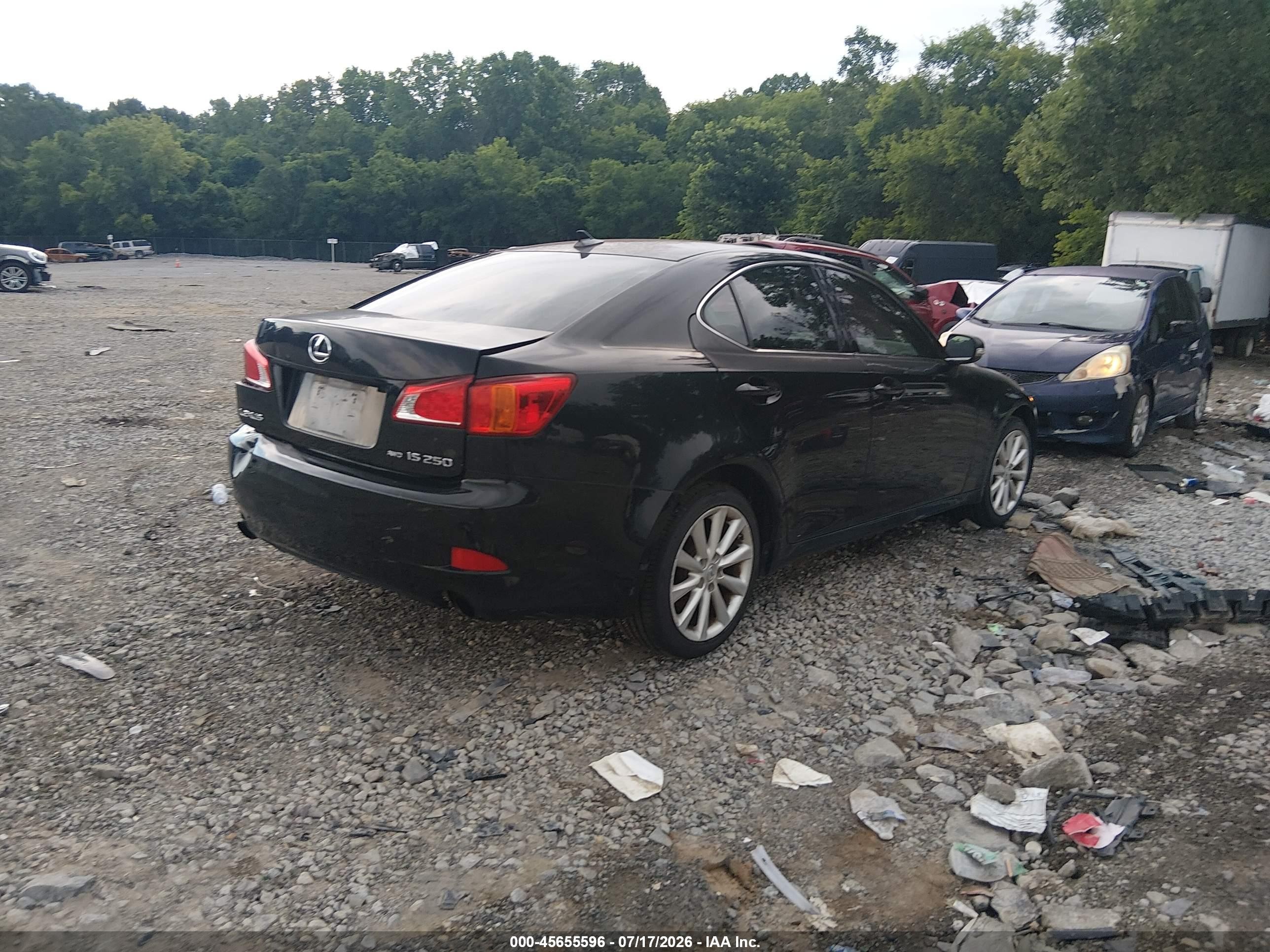 2009 Lexus Is 250   Черный vin: JTHCK262795029408