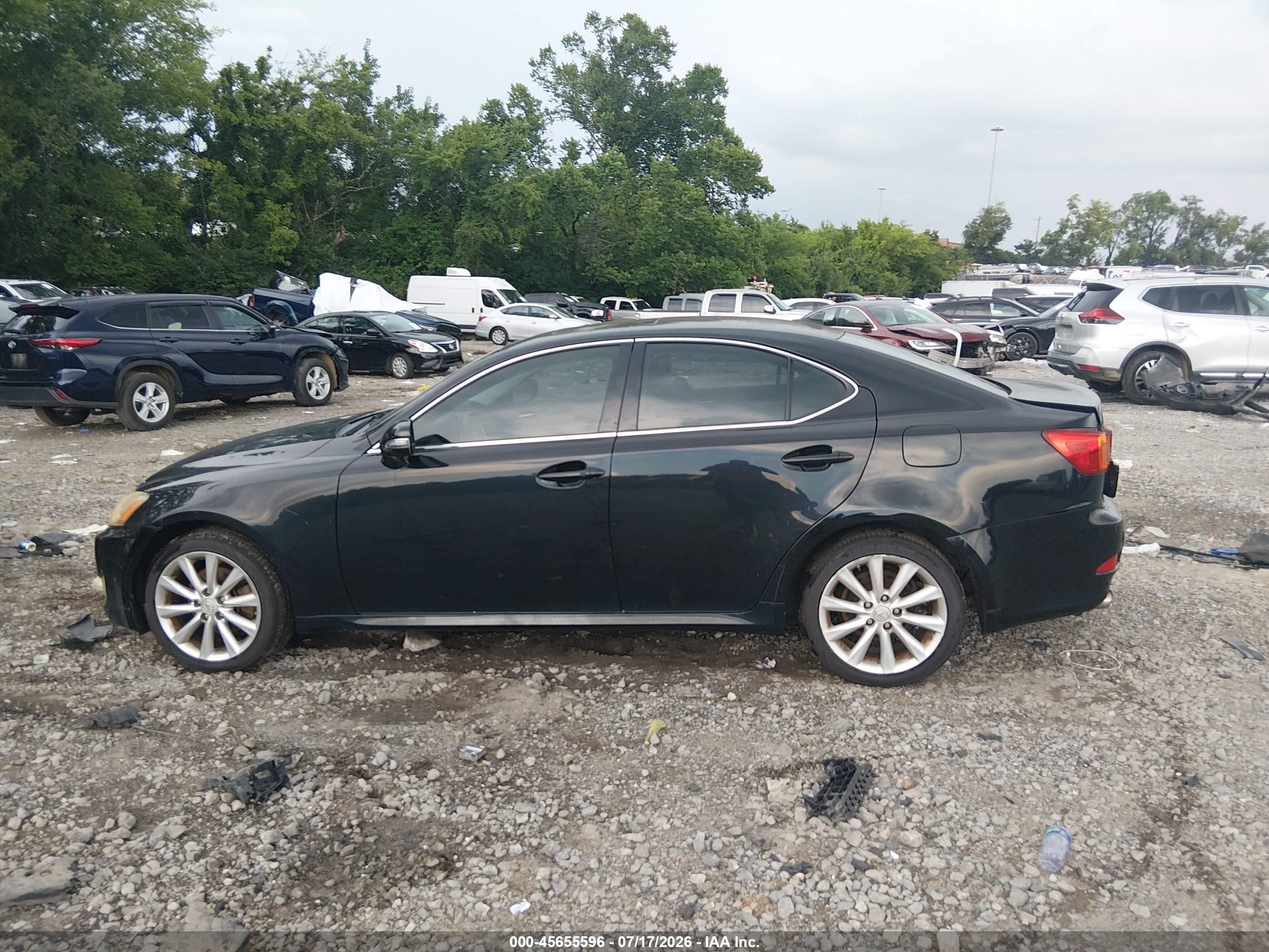 2009 Lexus Is 250   Черный vin: JTHCK262795029408