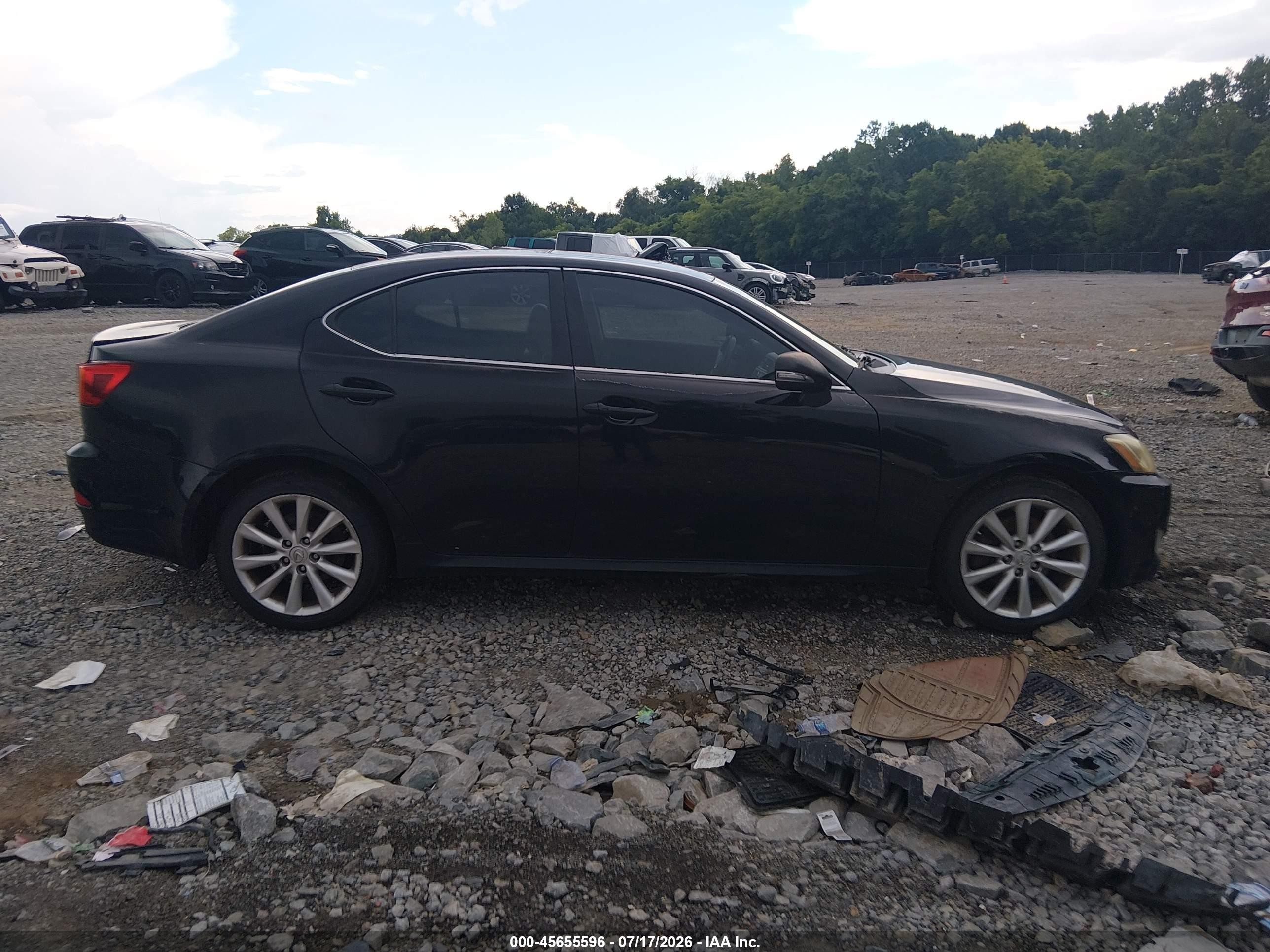 2009 Lexus Is 250   Черный vin: JTHCK262795029408