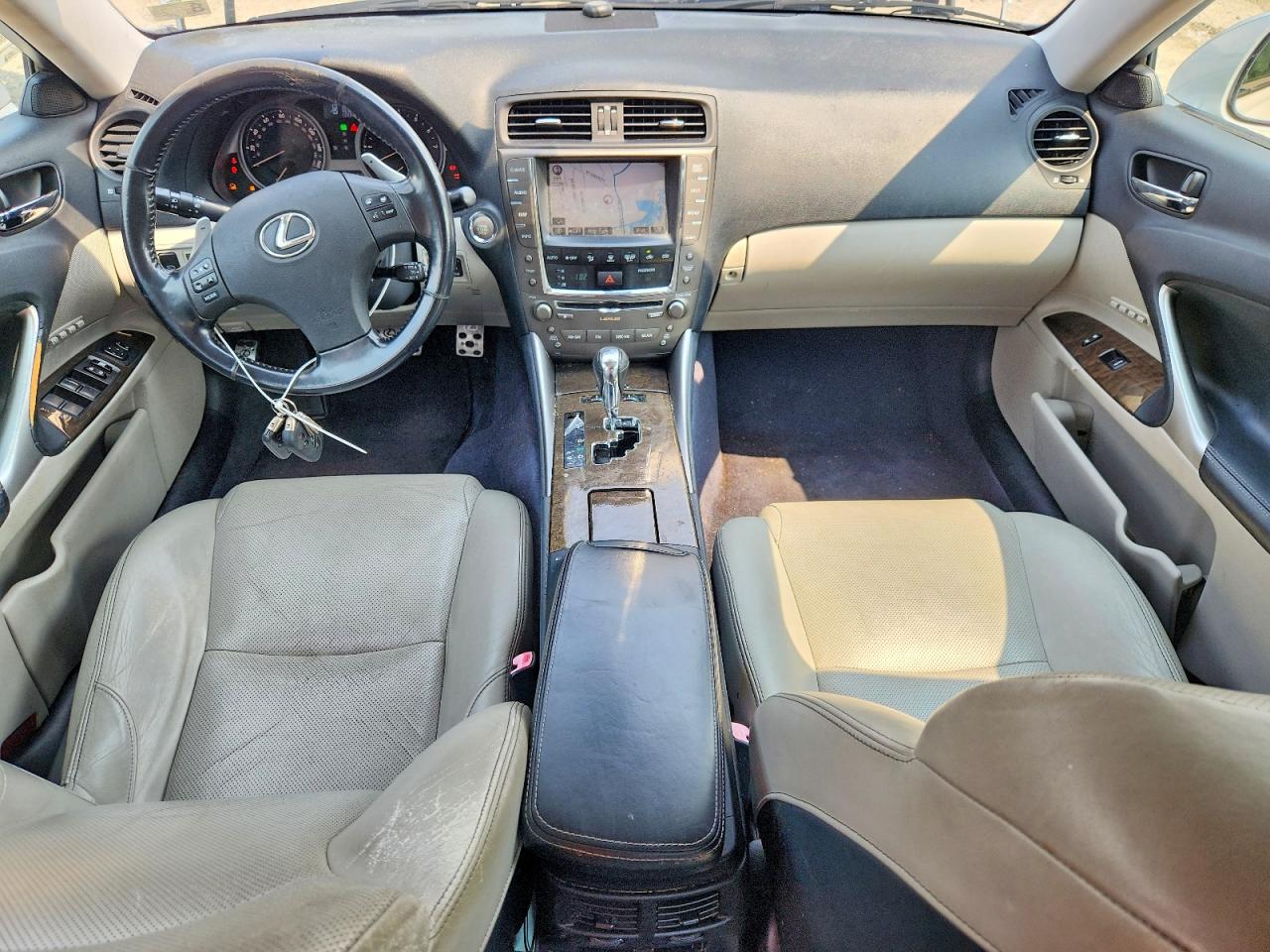 2009 Lexus Is 250 Silver vin: JTHCK262795031207