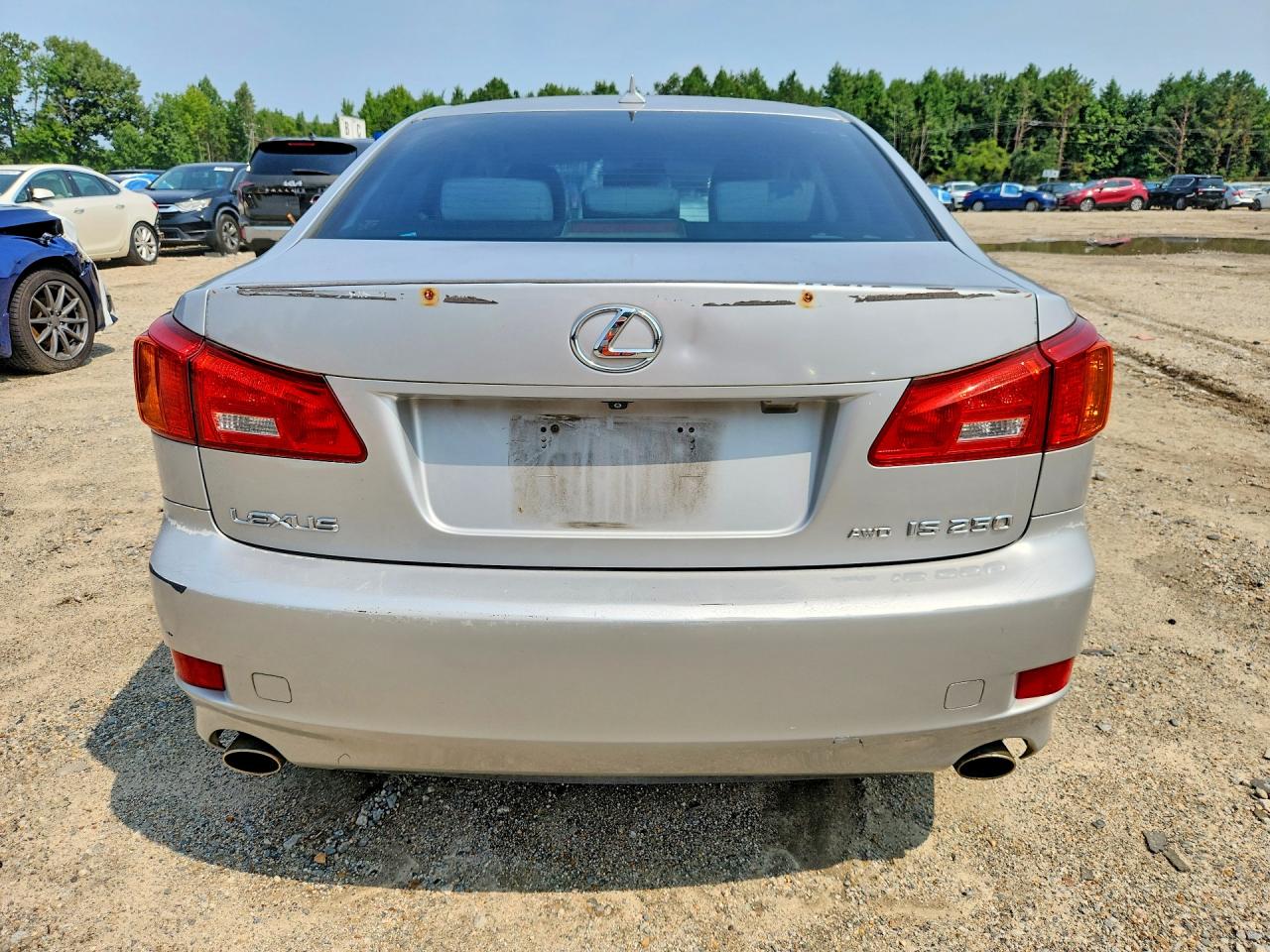 2009 Lexus Is 250 Silver vin: JTHCK262795031207