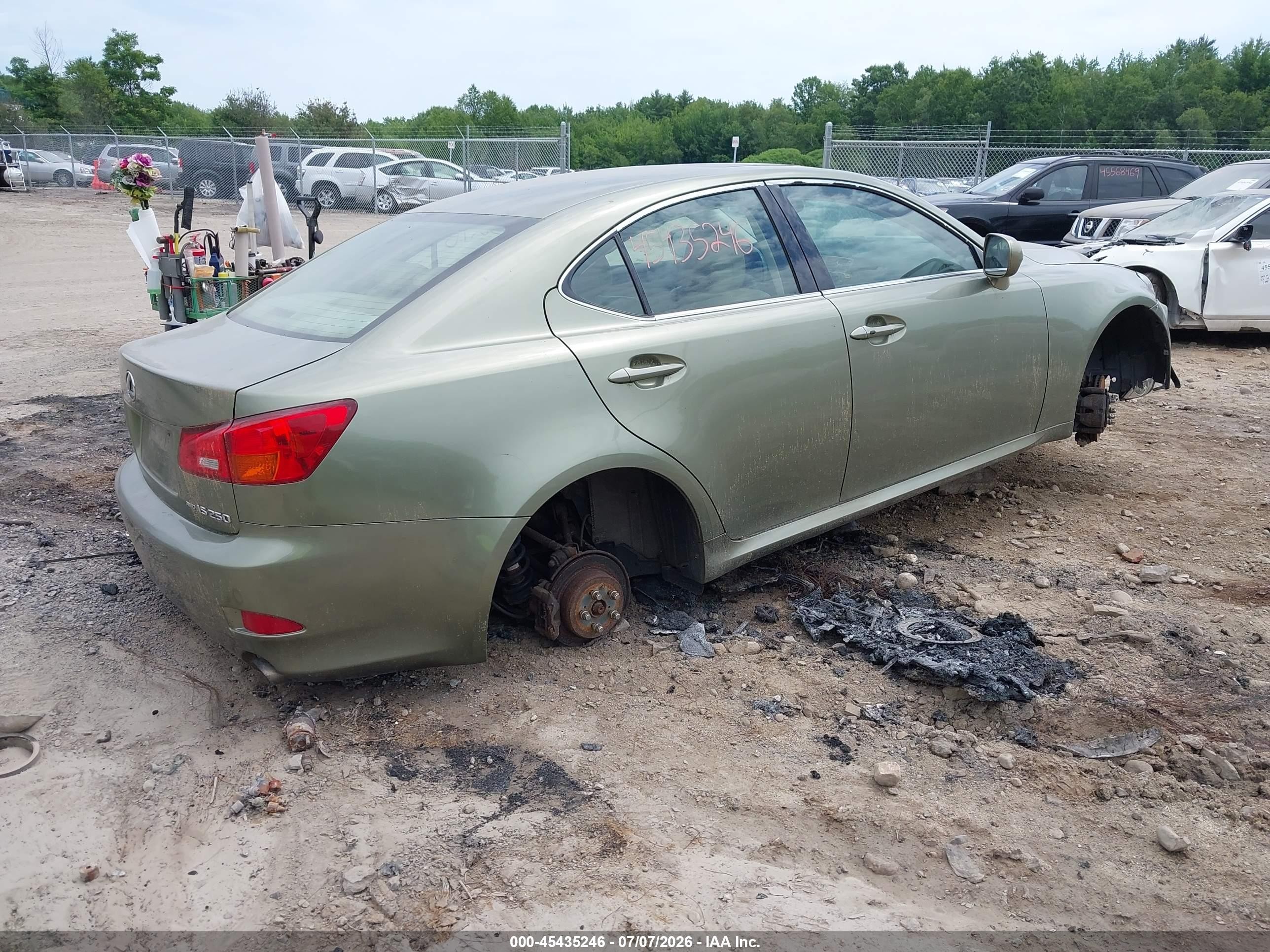 2006 Lexus Is 250   Green vin: JTHCK262862006751