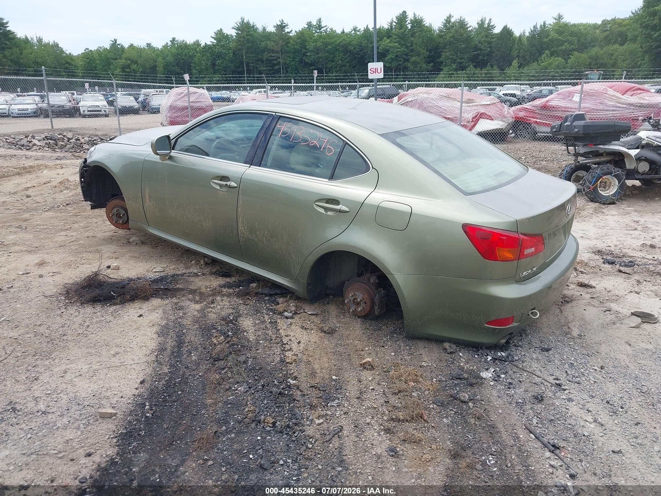2006 Lexus Is 250   Green vin: JTHCK262862006751