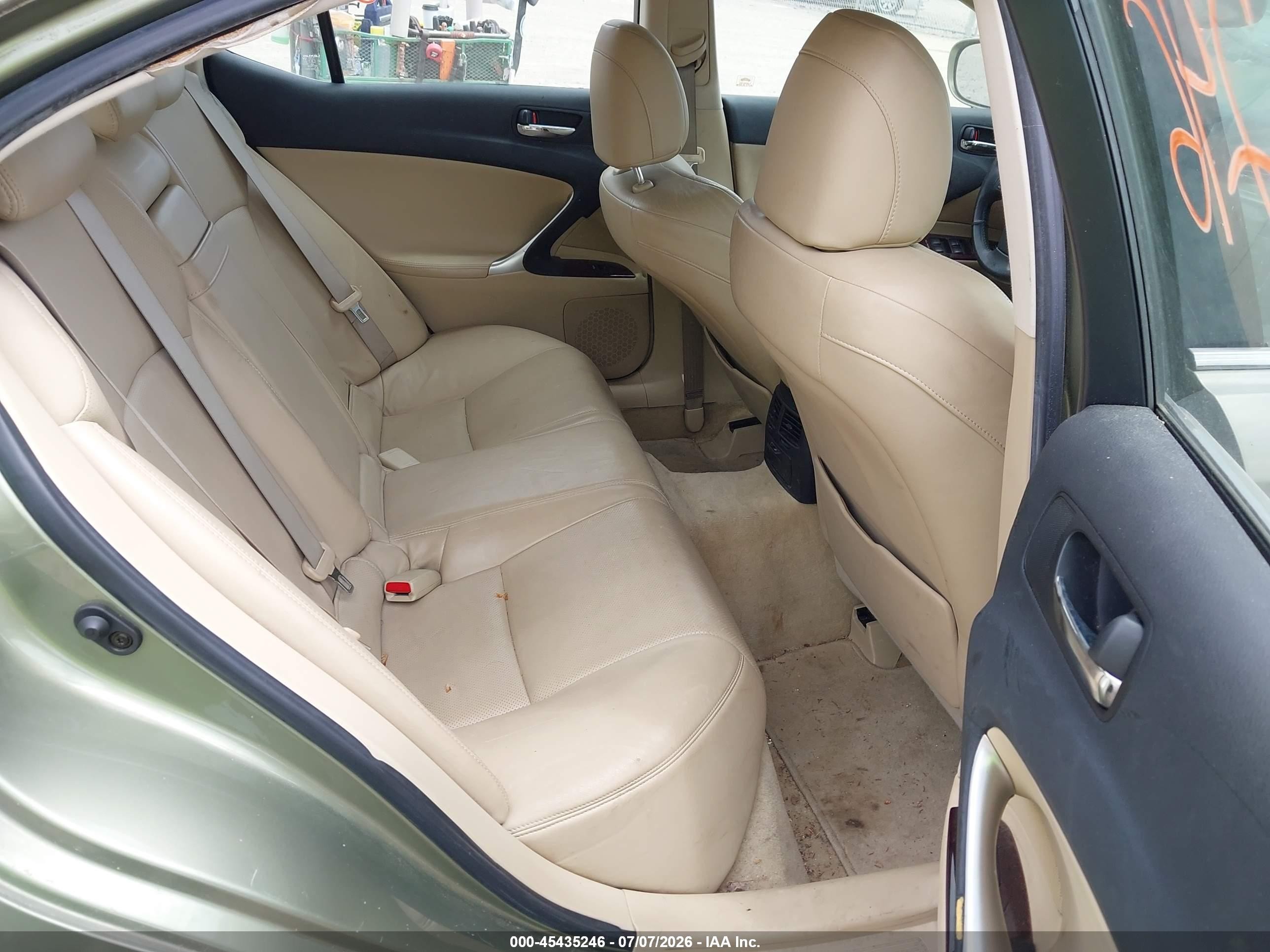 2006 Lexus Is 250   Green vin: JTHCK262862006751