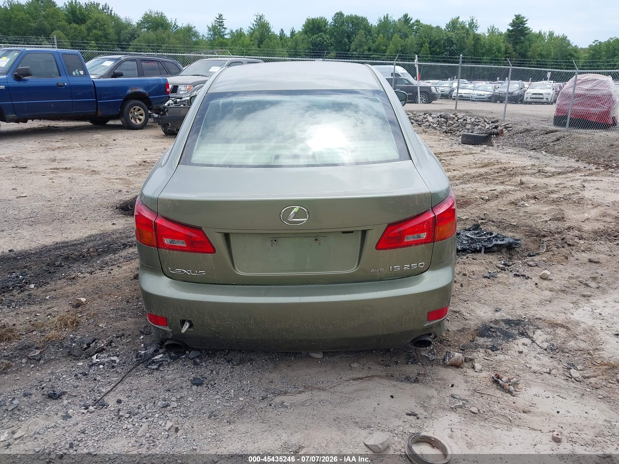 2006 Lexus Is 250   Green vin: JTHCK262862006751