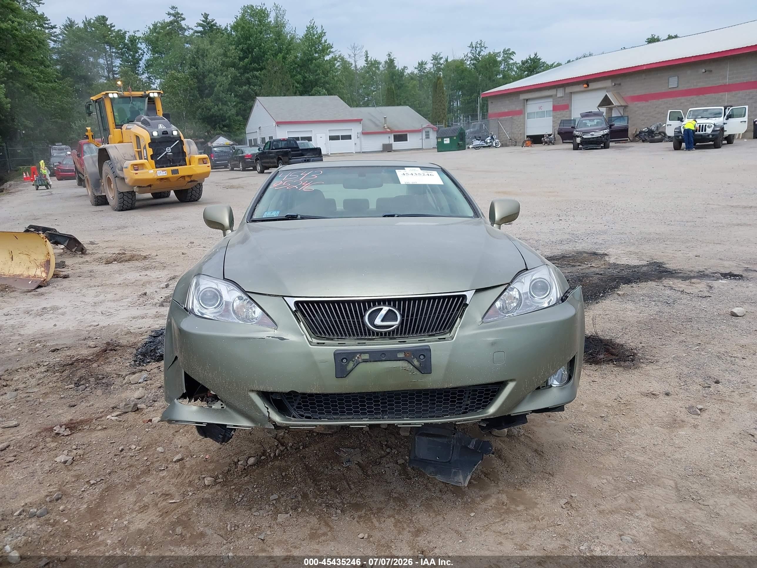 2006 Lexus Is 250   Green vin: JTHCK262862006751