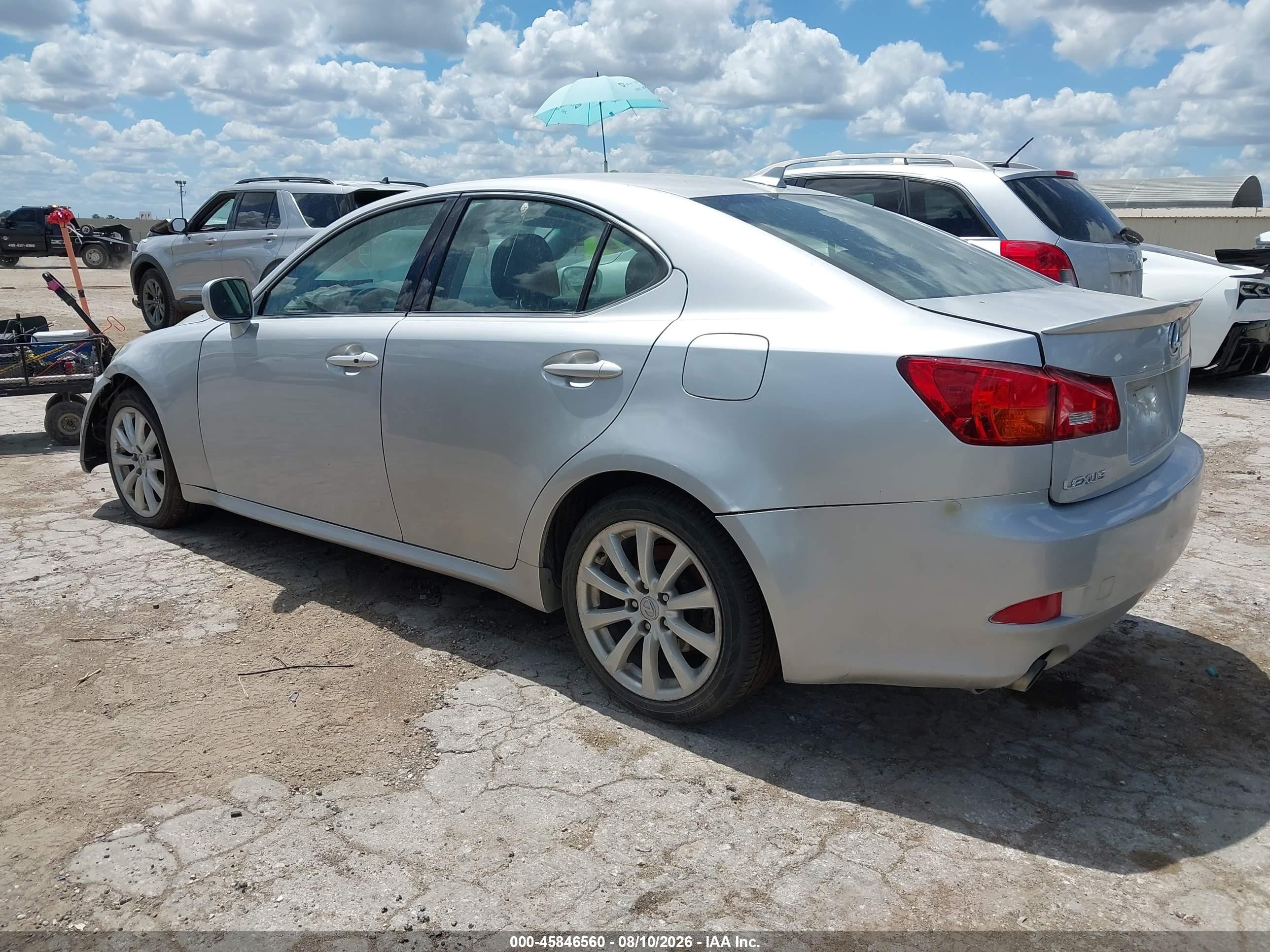 2007 Lexus Is 250   Silver vin: JTHCK262872012082