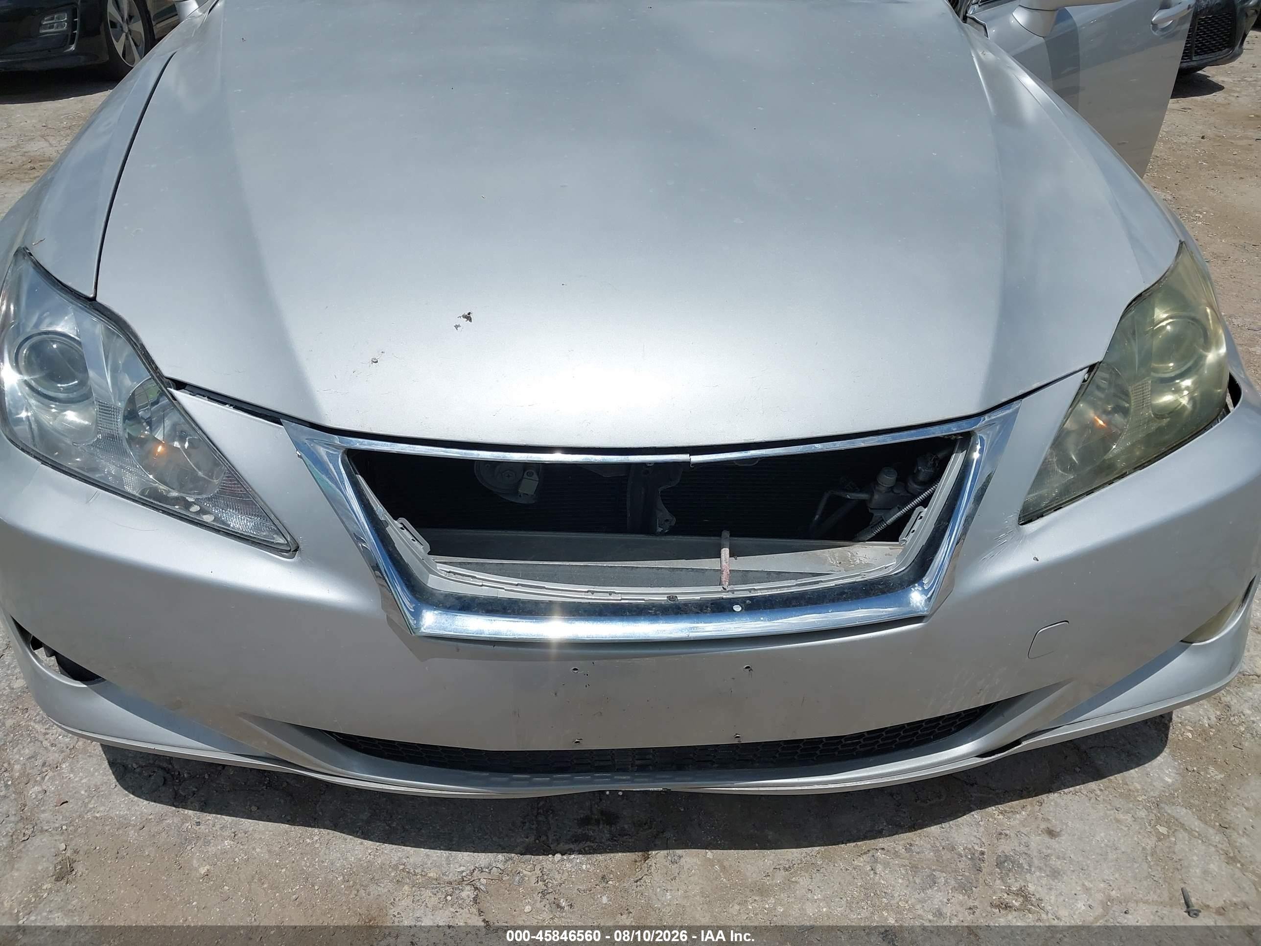 2007 Lexus Is 250   Silver vin: JTHCK262872012082