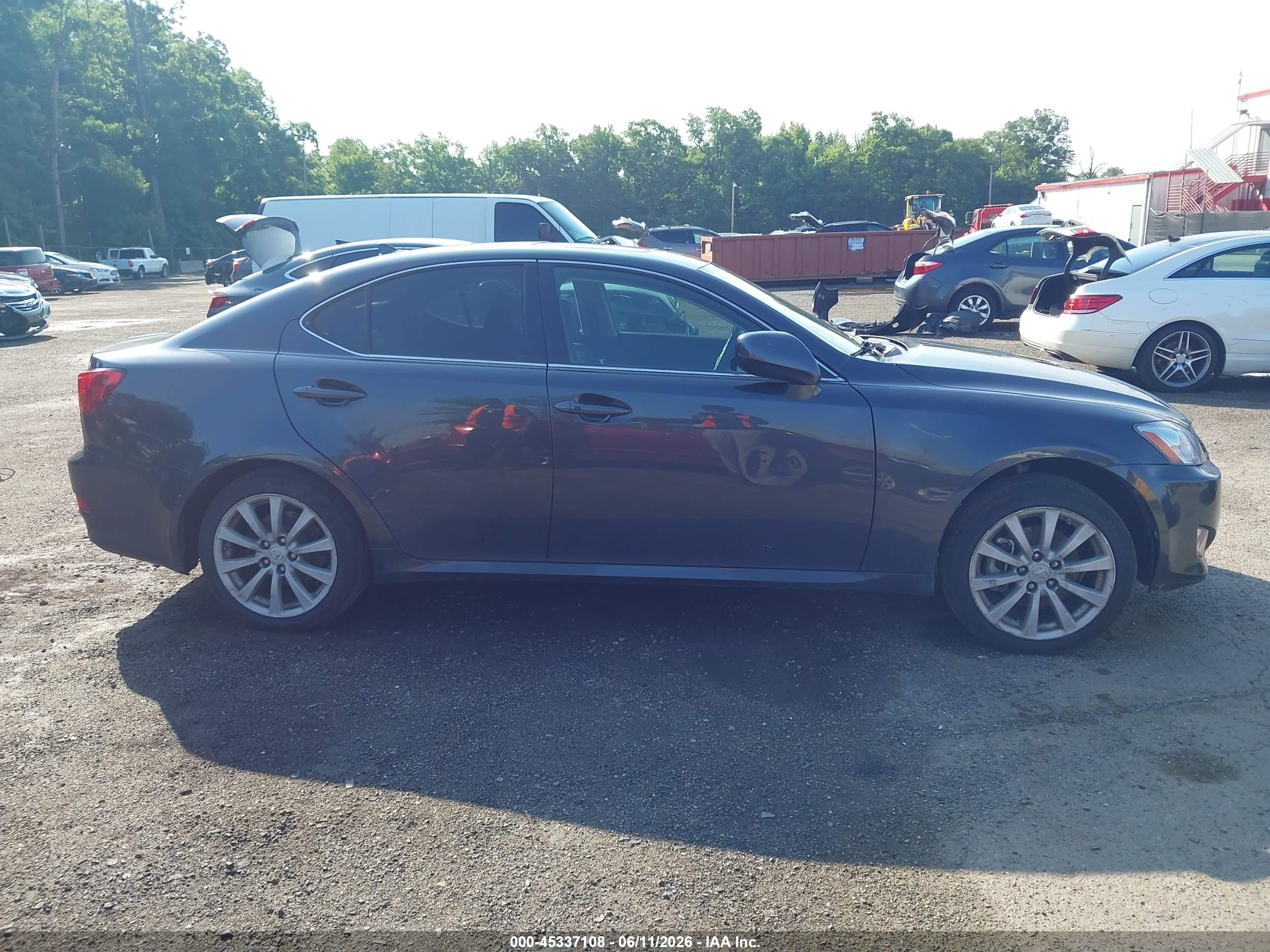 2007 Lexus Is 250 Black vin: JTHCK262872013071