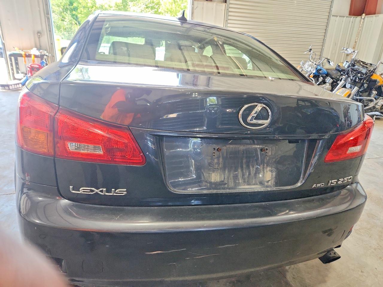 2007 Lexus Is 250 Black vin: JTHCK262872019176