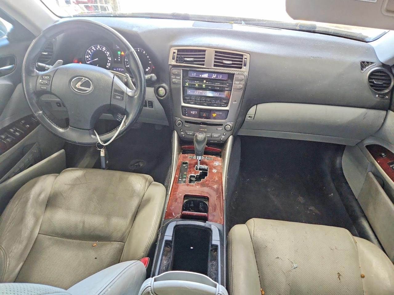 2007 Lexus Is 250 Black vin: JTHCK262872019176