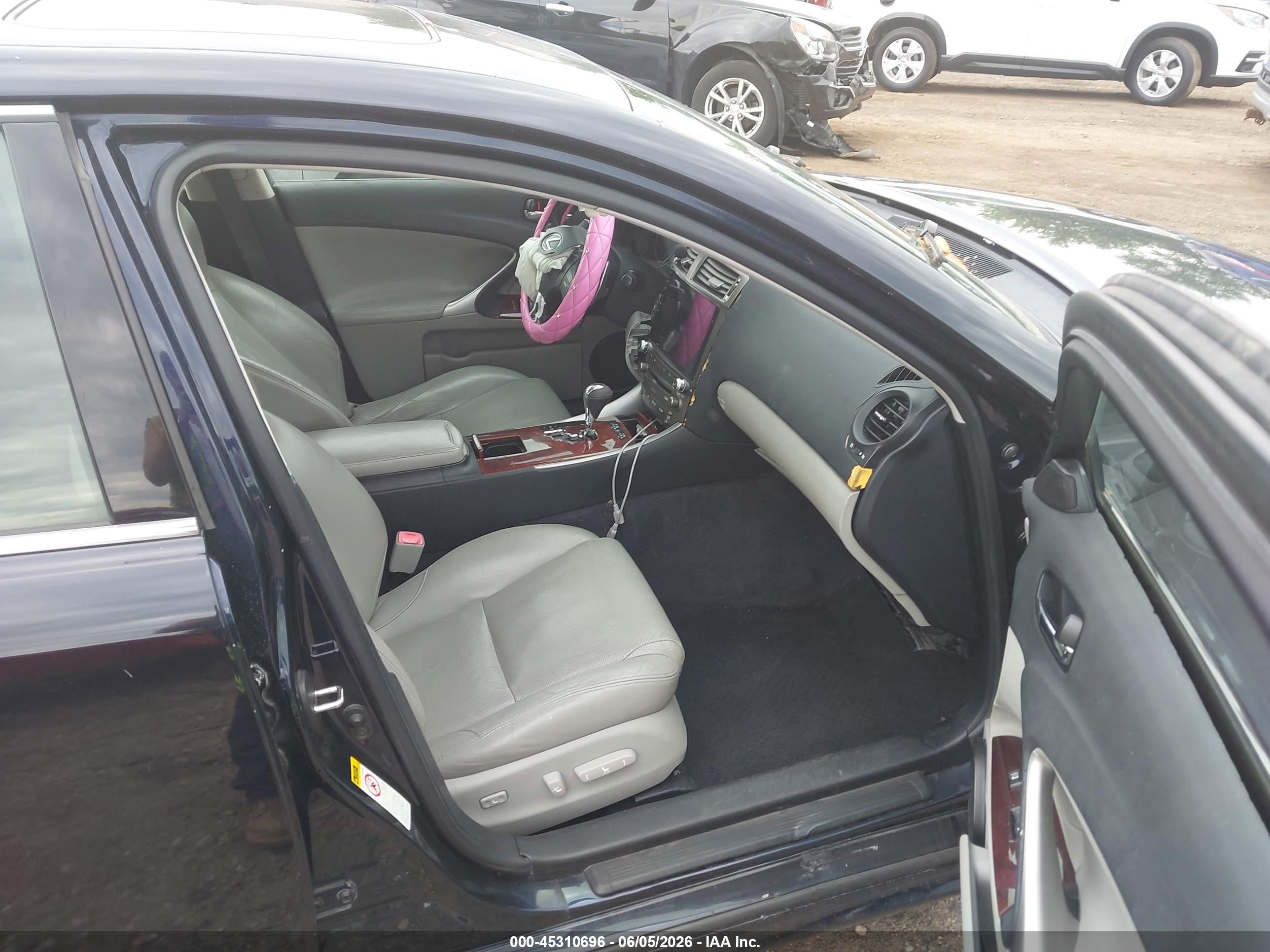 2007 Lexus Is 250   Black vin: JTHCK262875008113