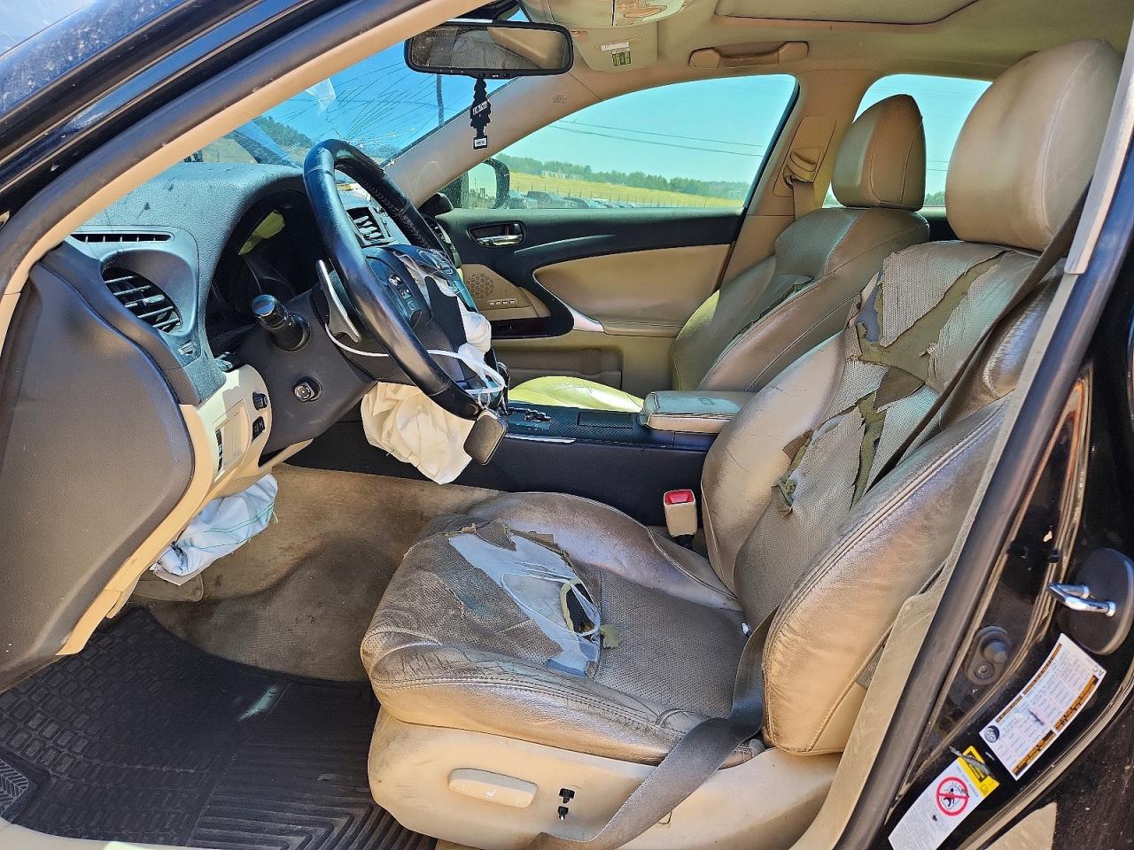 2007 Lexus Is 250 Black vin: JTHCK262875011092