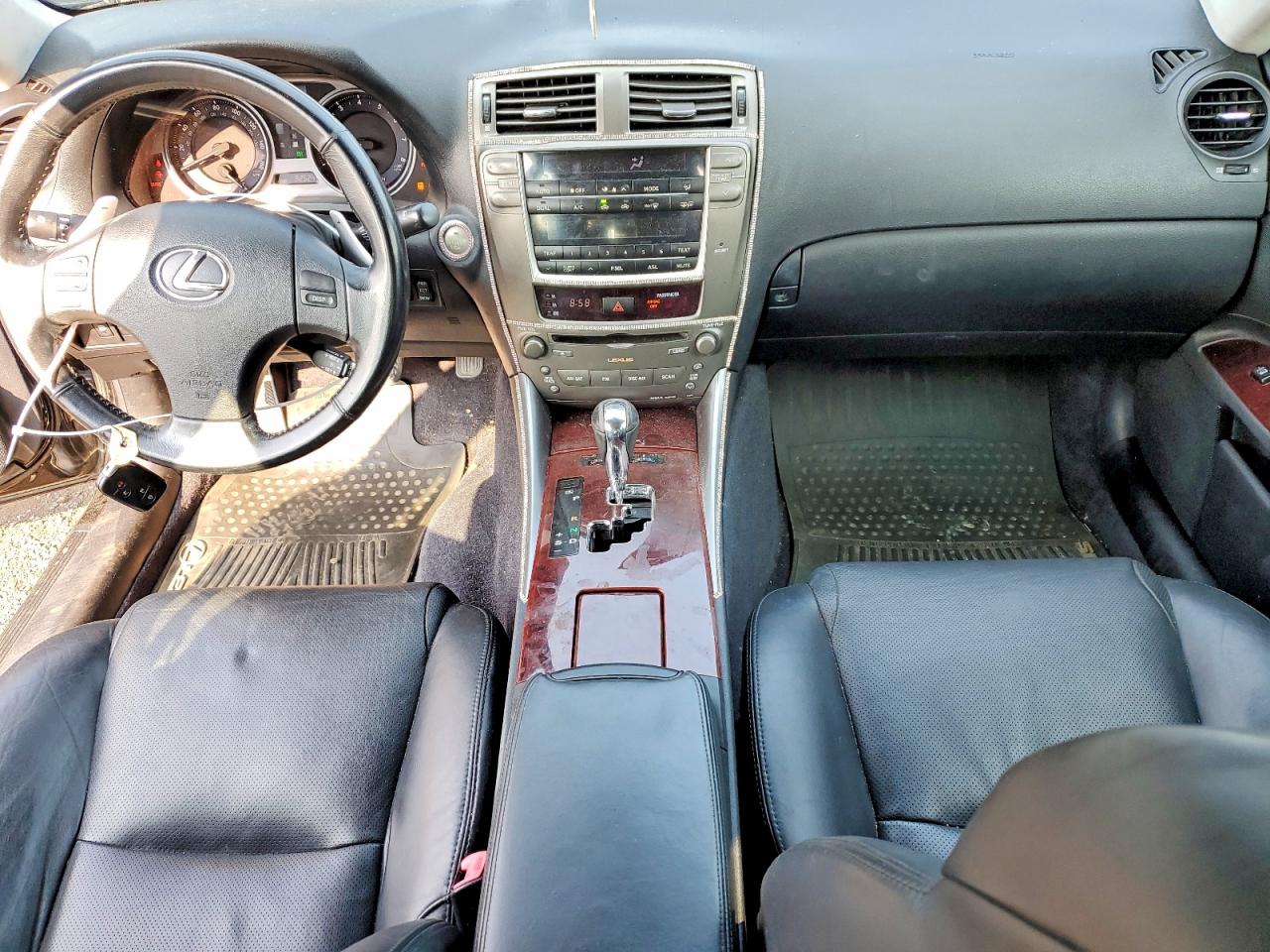 2007 Lexus Is 250 Черный vin: JTHCK262875015496