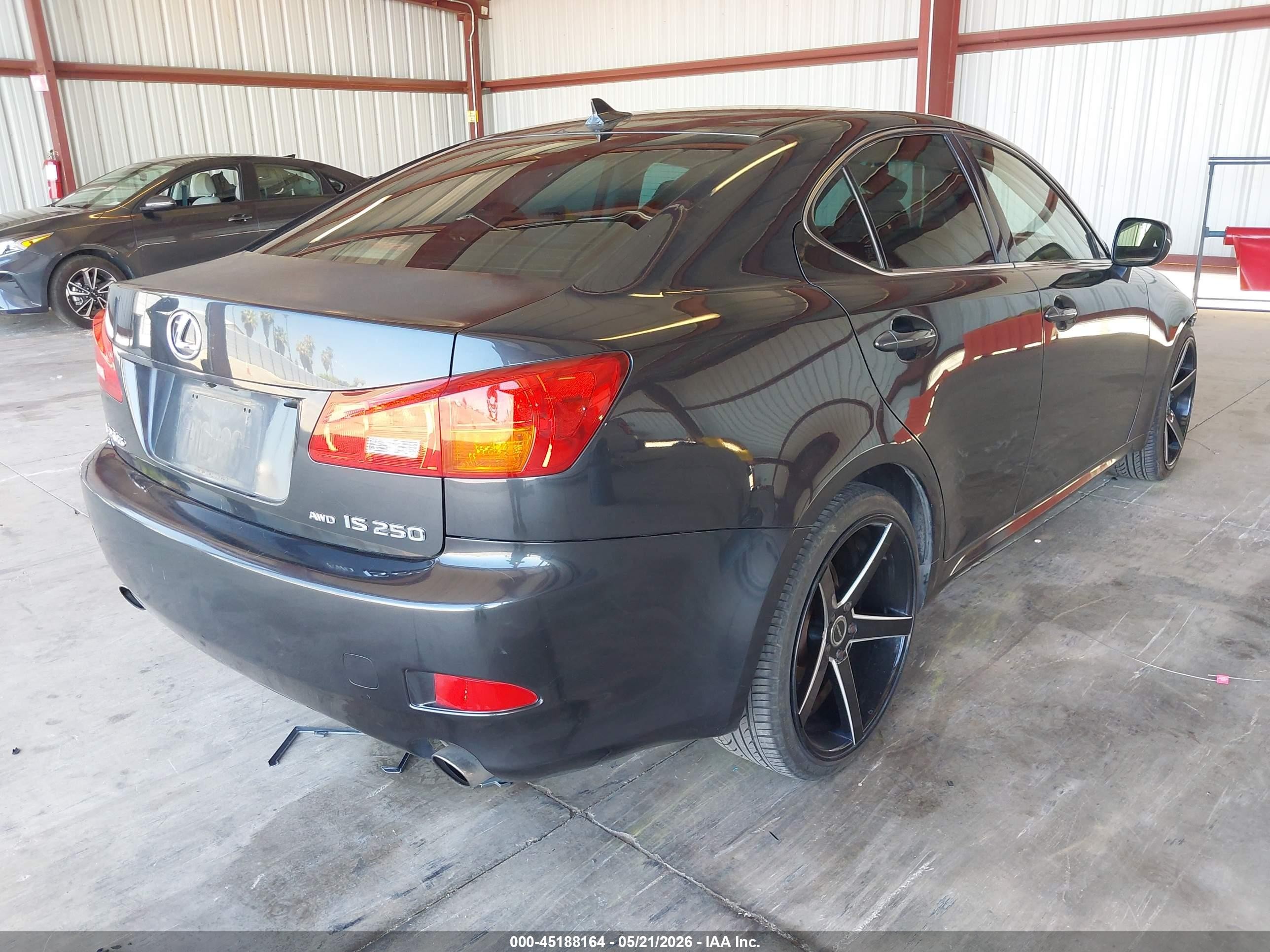 2008 Lexus Is 250   Черный vin: JTHCK262885018030