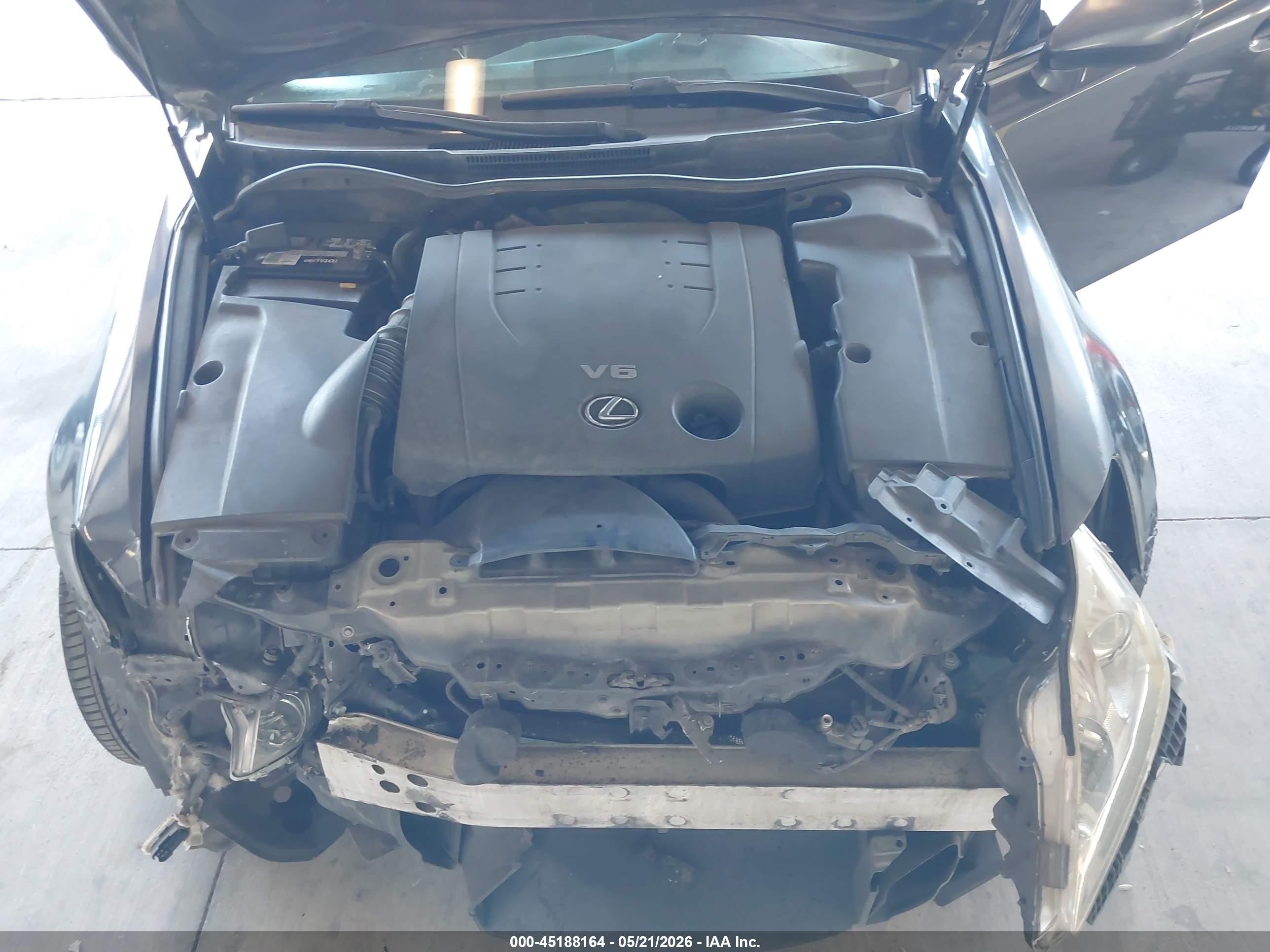 2008 Lexus Is 250   Черный vin: JTHCK262885018030