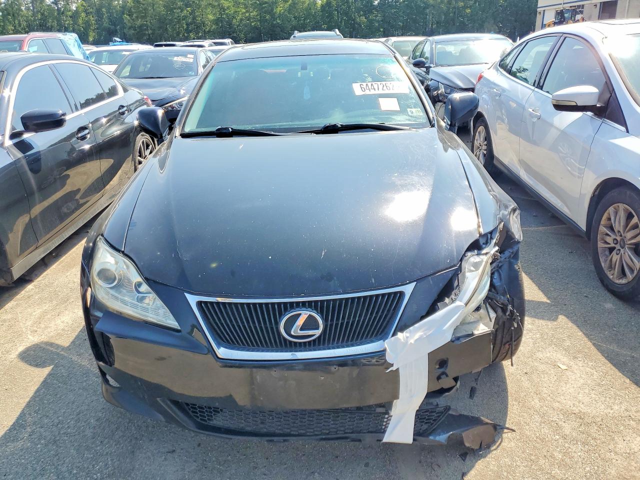 2008 Lexus Is 250 Black vin: JTHCK262885025382