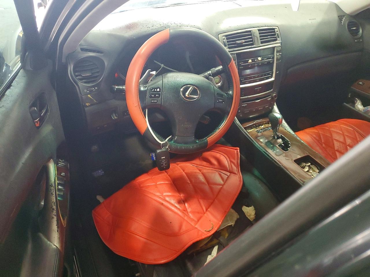 2008 Lexus Is 250 Black vin: JTHCK262885025382