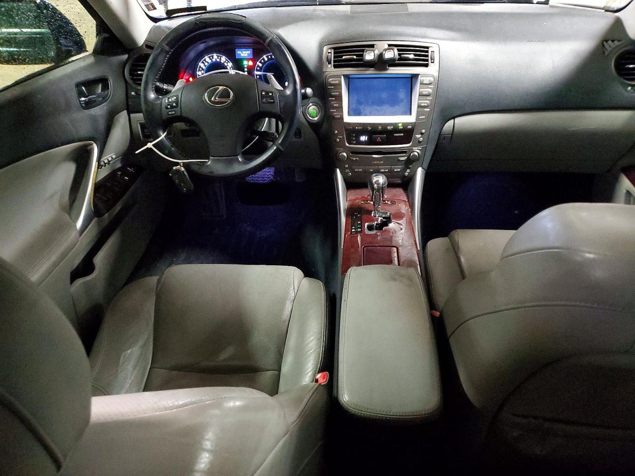 2008 Lexus Is 250 Base Black vin: JTHCK262885026368