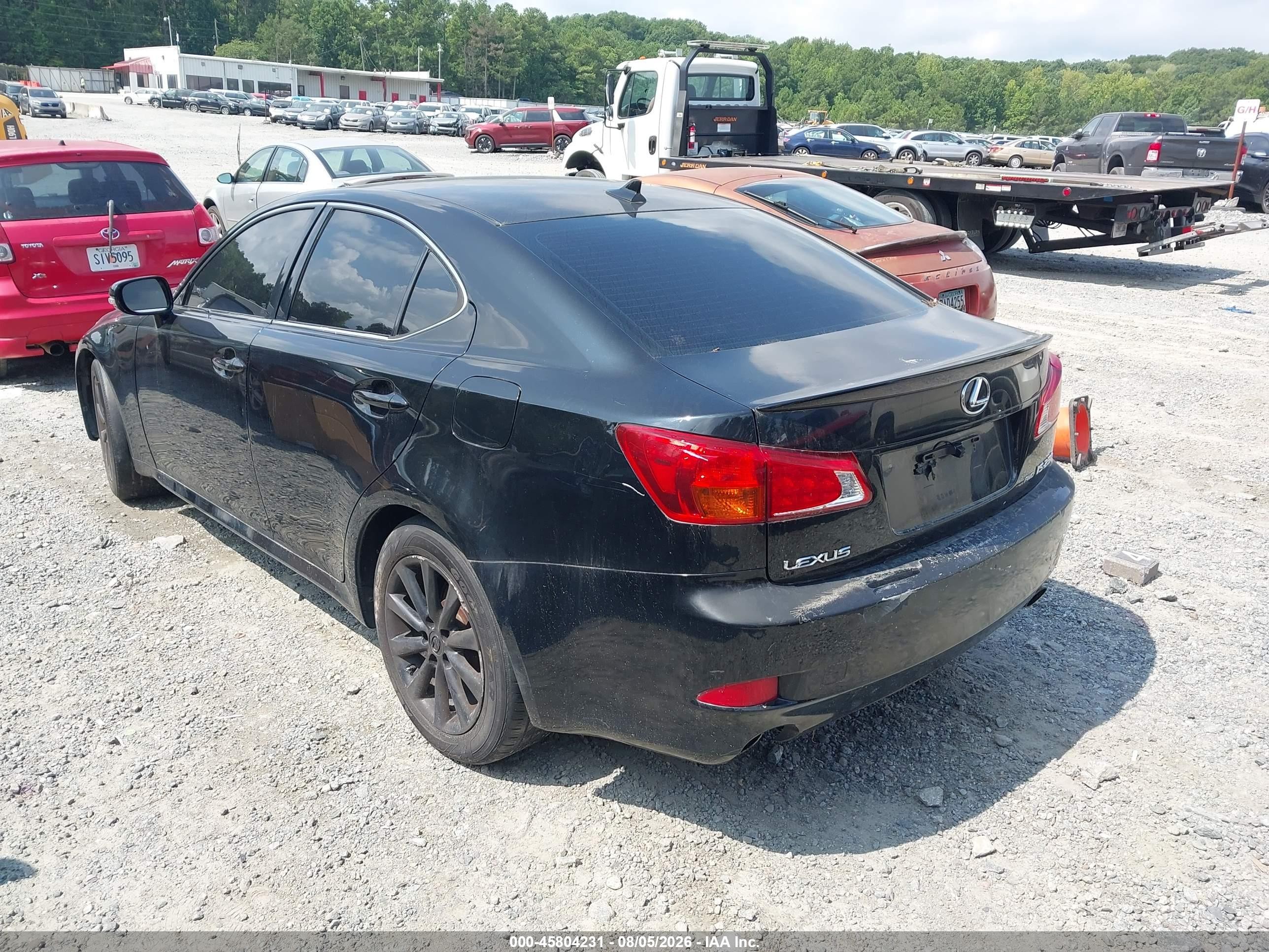 2009 Lexus Is 250   Black vin: JTHCK262892029032