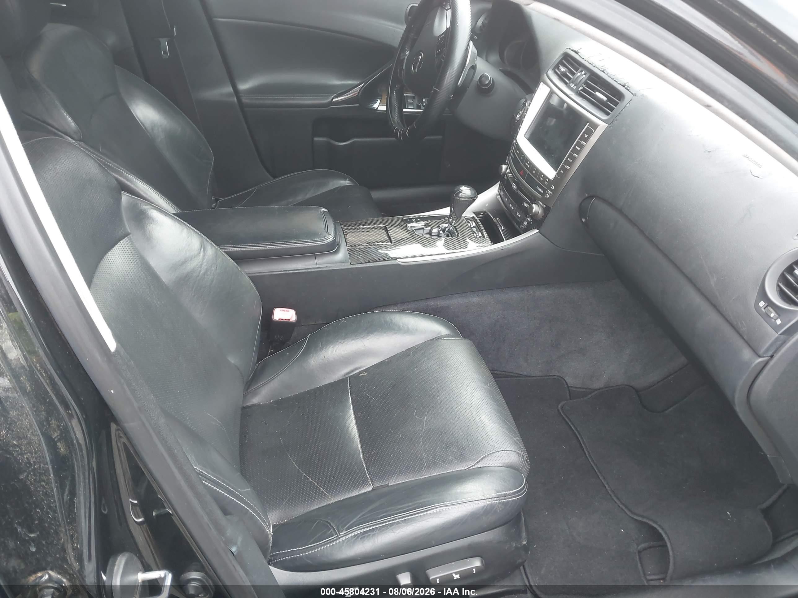 2009 Lexus Is 250   Black vin: JTHCK262892029032