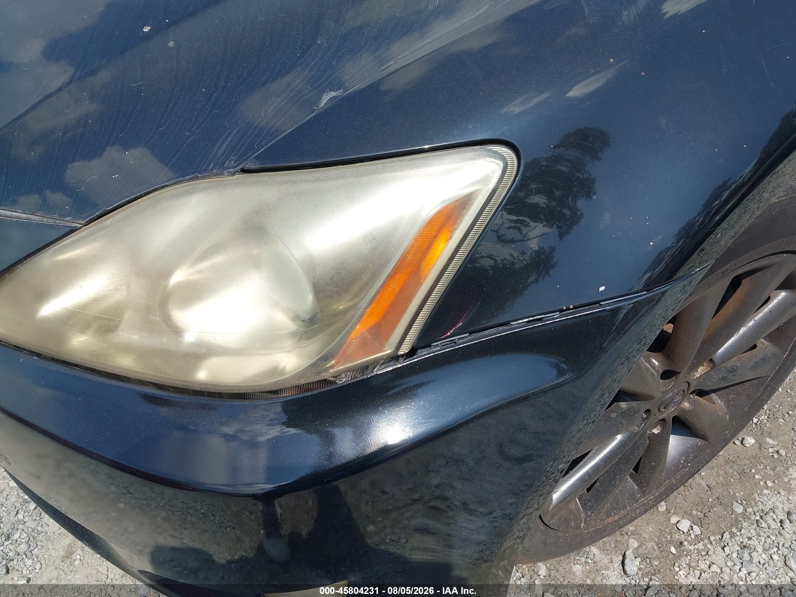 2009 Lexus Is 250   Black vin: JTHCK262892029032