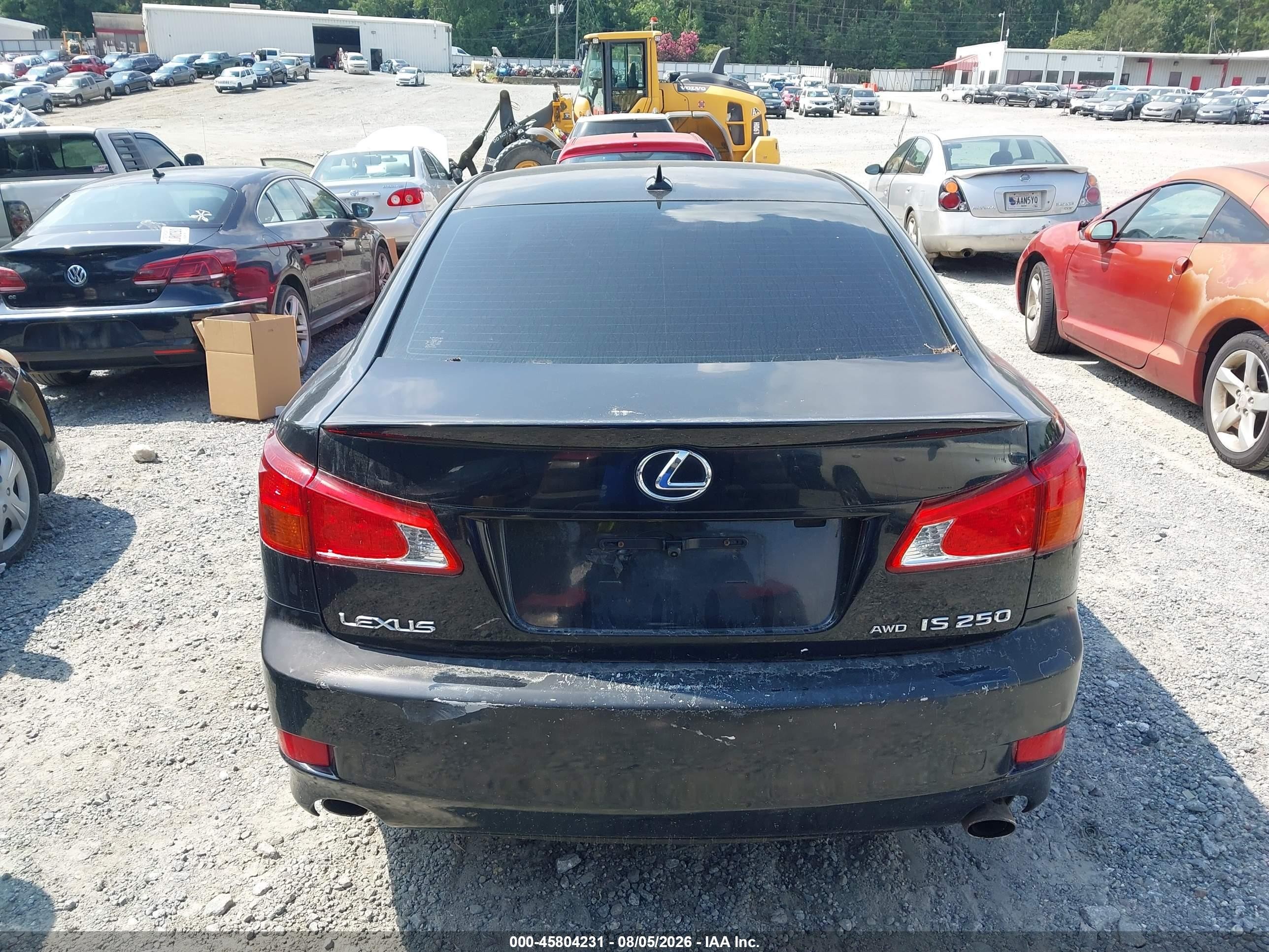 2009 Lexus Is 250   Black vin: JTHCK262892029032