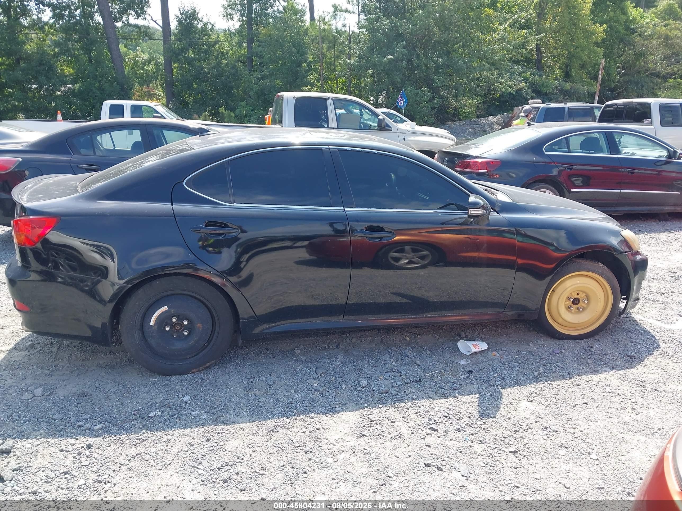 2009 Lexus Is 250   Black vin: JTHCK262892029032