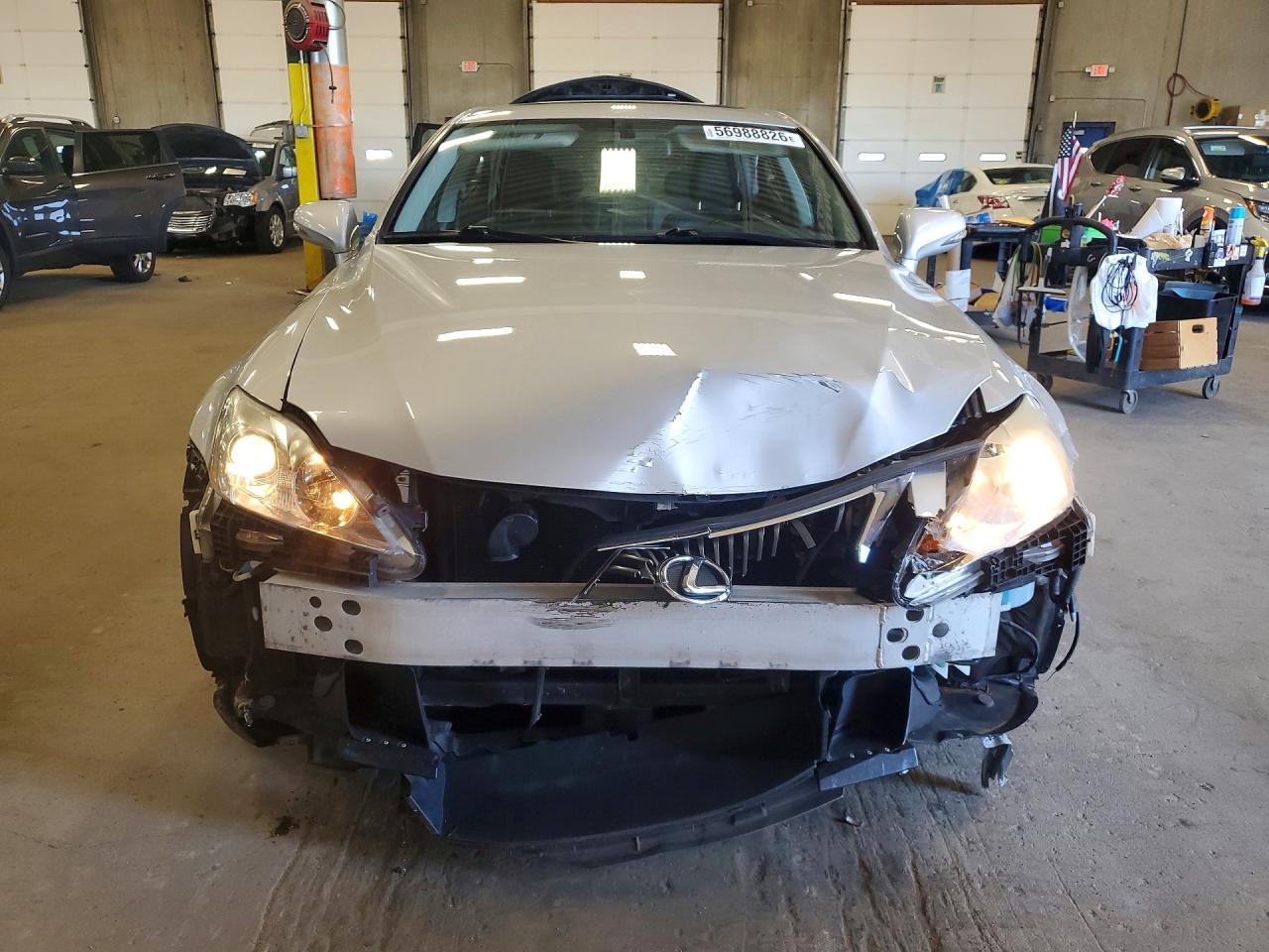 2009 Lexus Is 250 Silver vin: JTHCK262895035346