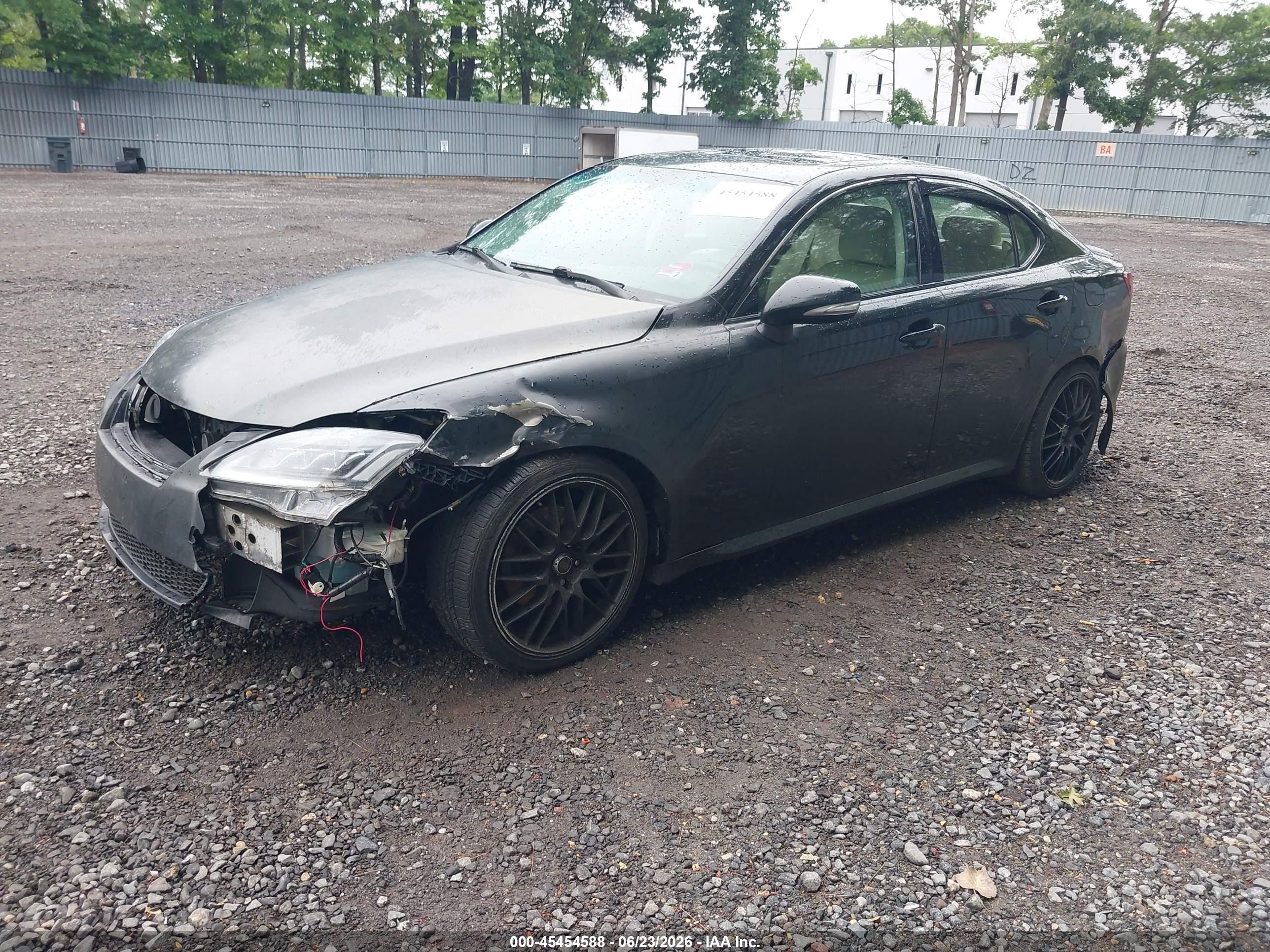 2009 Lexus Is 250   Black vin: JTHCK262895035640