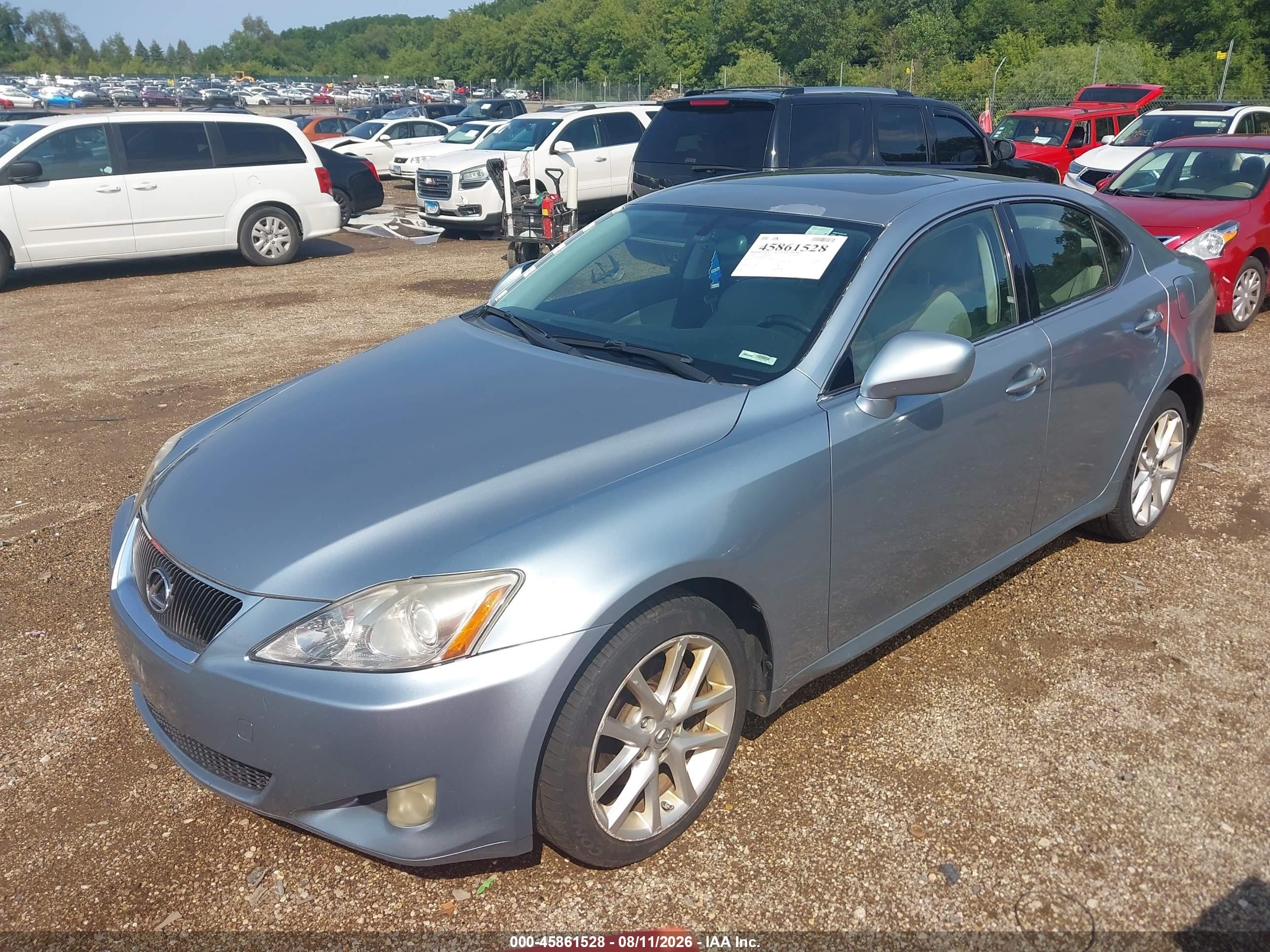 2006 Lexus Is 250 Синий vin: JTHCK262962003714