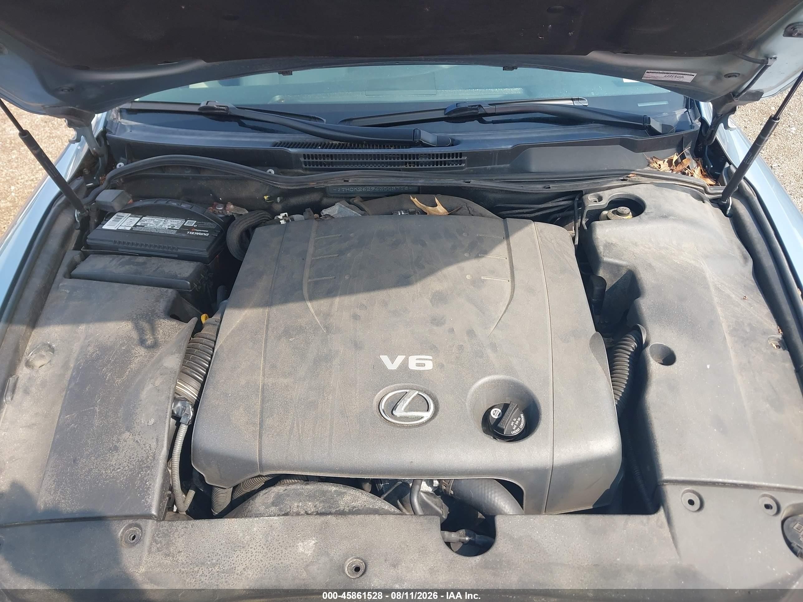 2006 Lexus Is 250 Синий vin: JTHCK262962003714