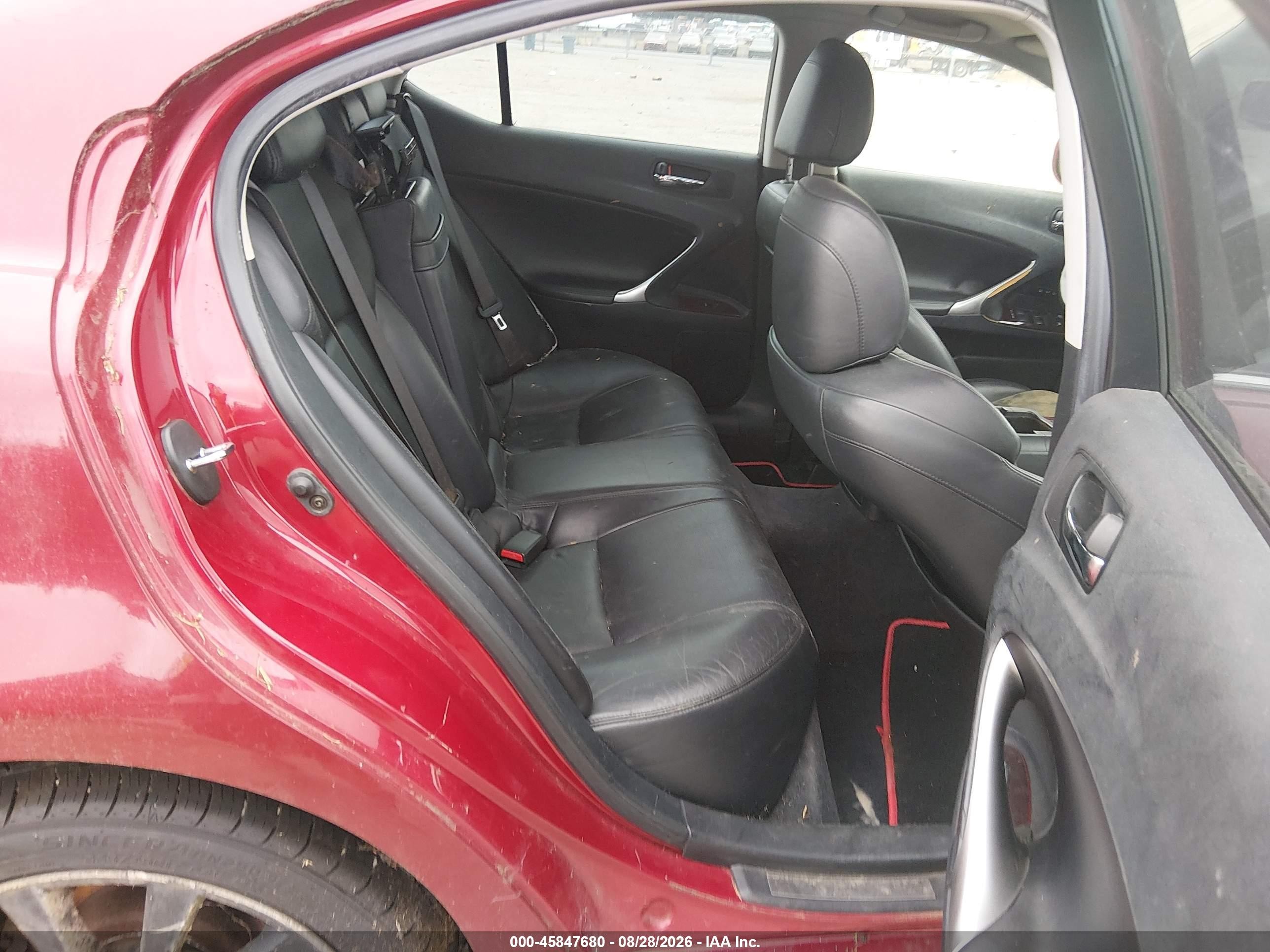2006 Lexus Is 250   Red vin: JTHCK262962007200