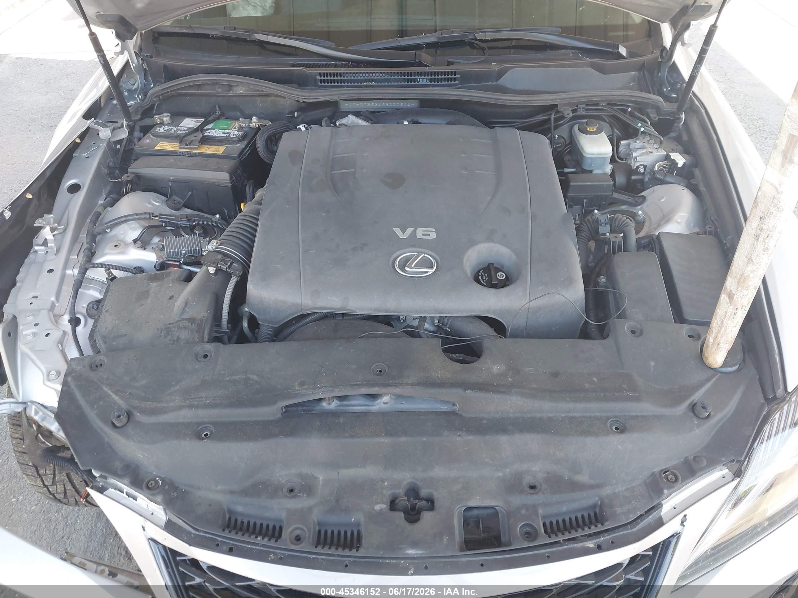 2006 Lexus Is 250   Silver vin: JTHCK262965000648