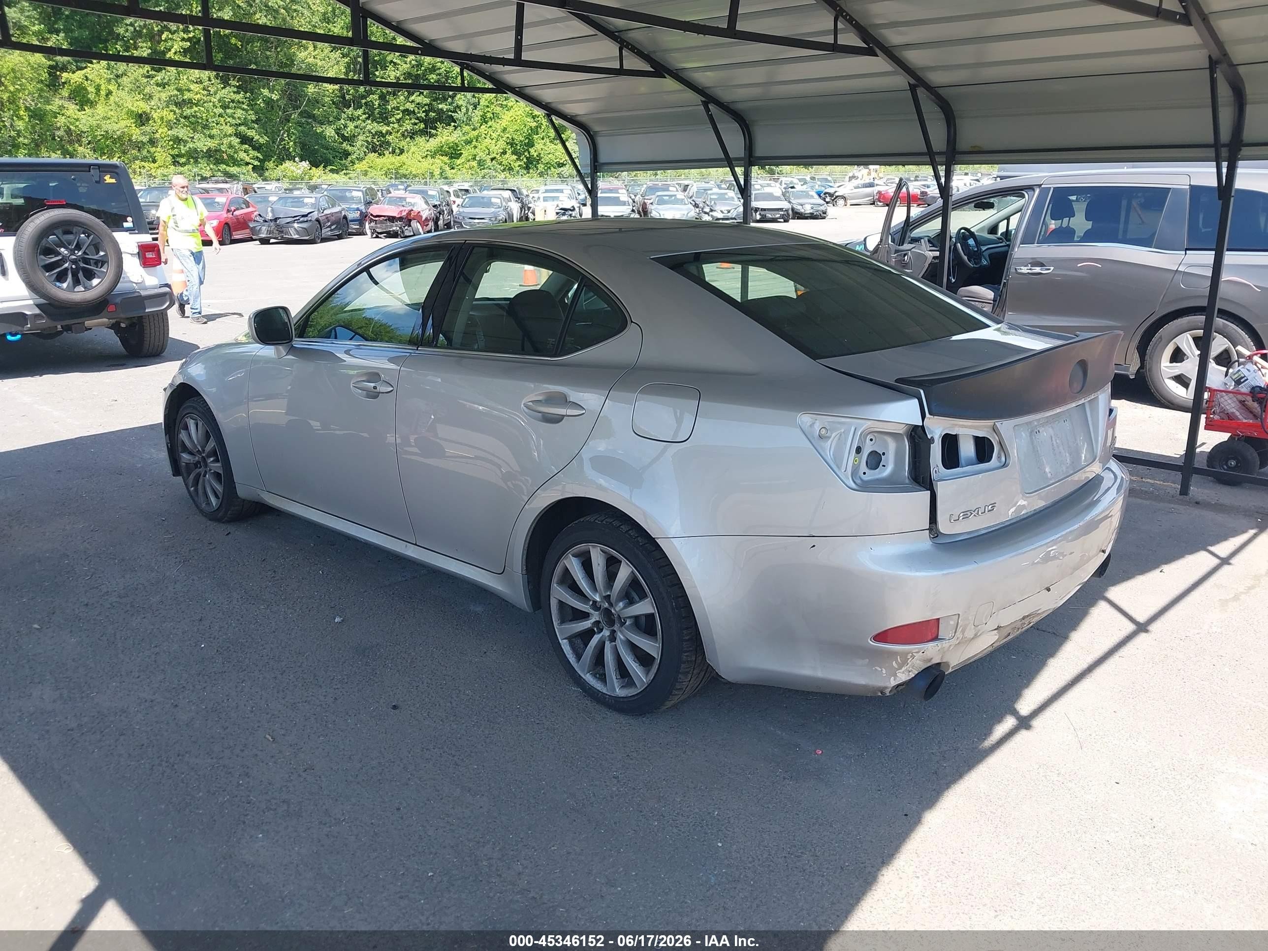 2006 Lexus Is 250   Silver vin: JTHCK262965000648