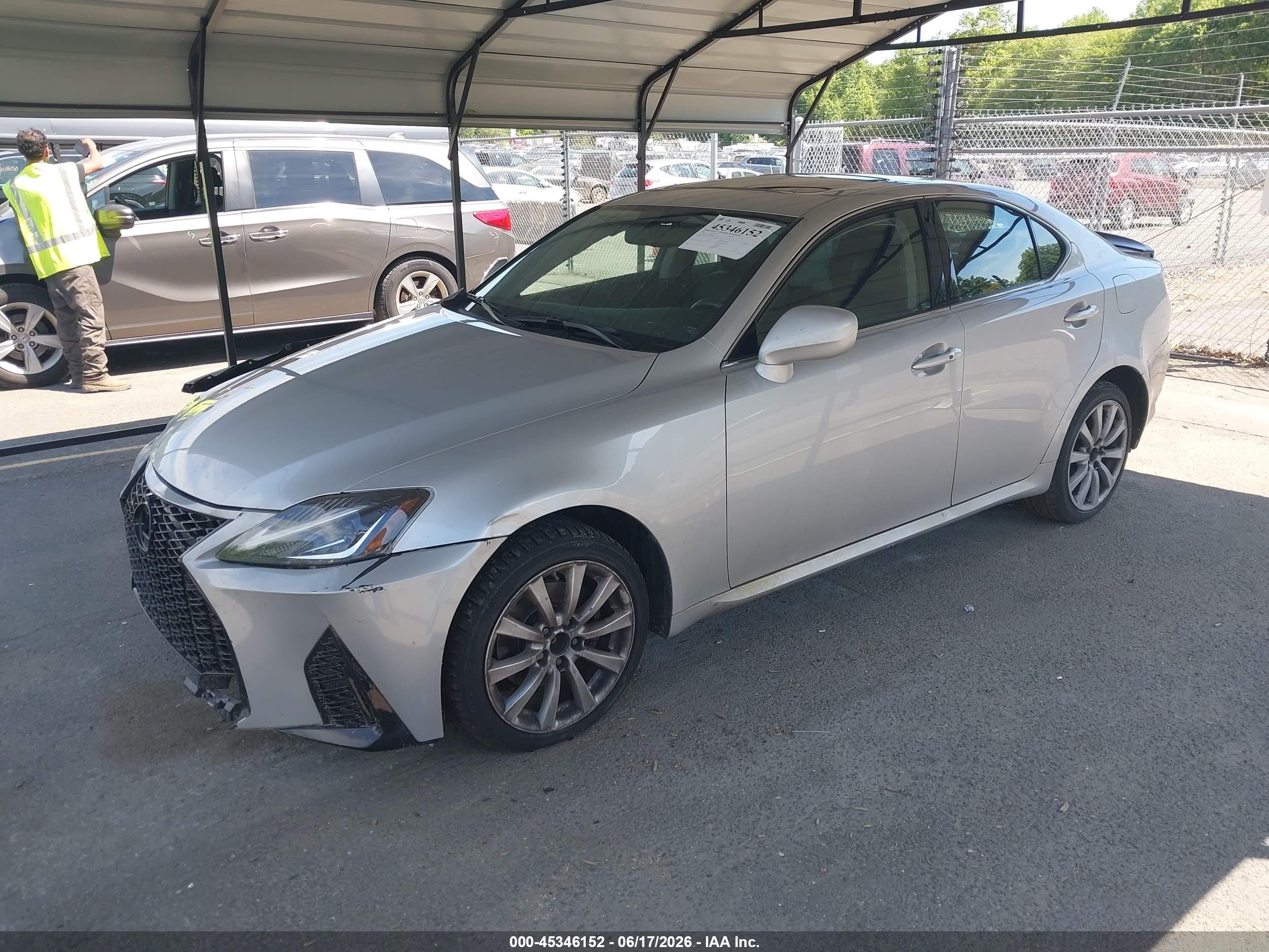 2006 Lexus Is 250   Silver vin: JTHCK262965000648