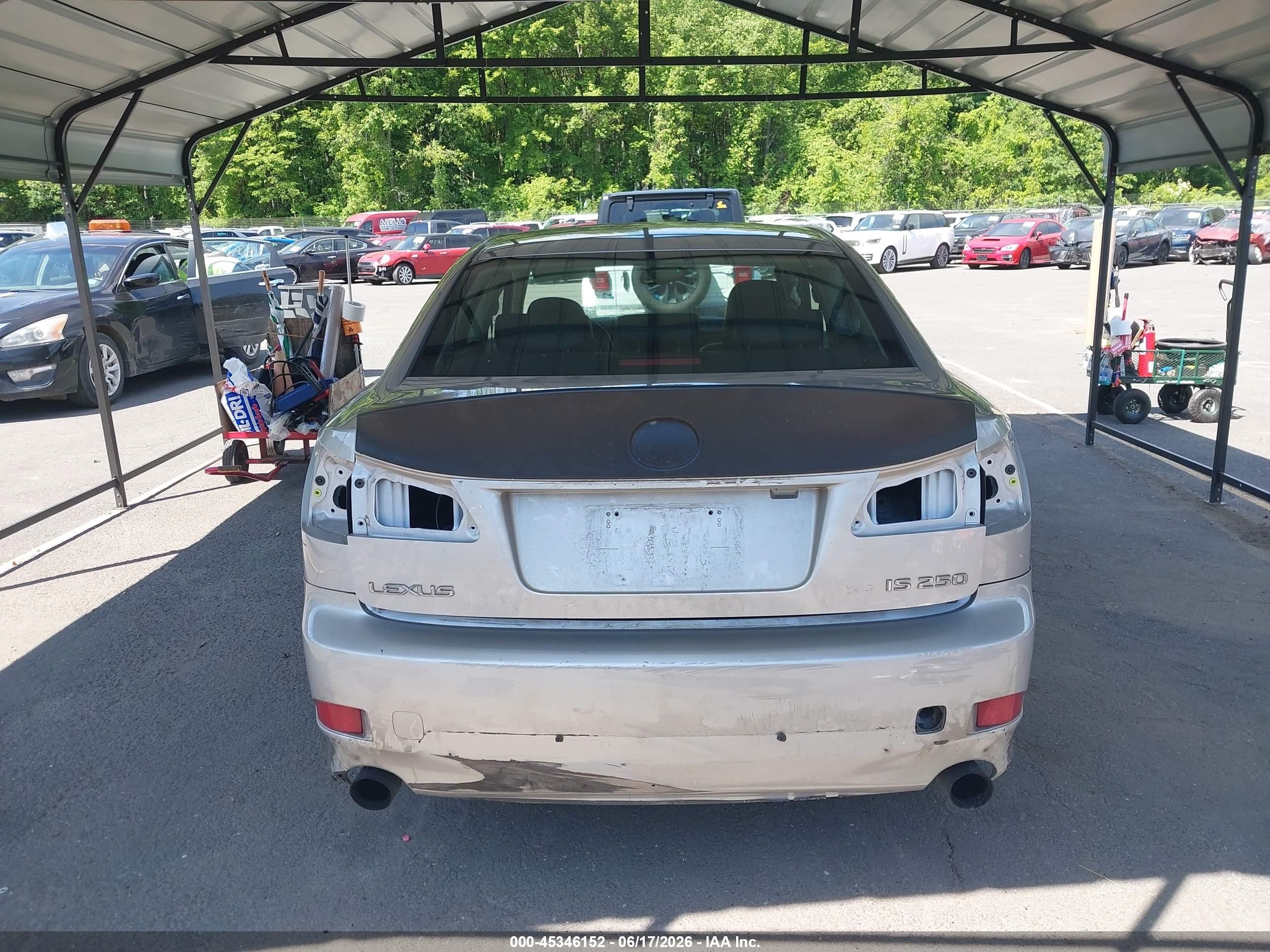 2006 Lexus Is 250   Silver vin: JTHCK262965000648