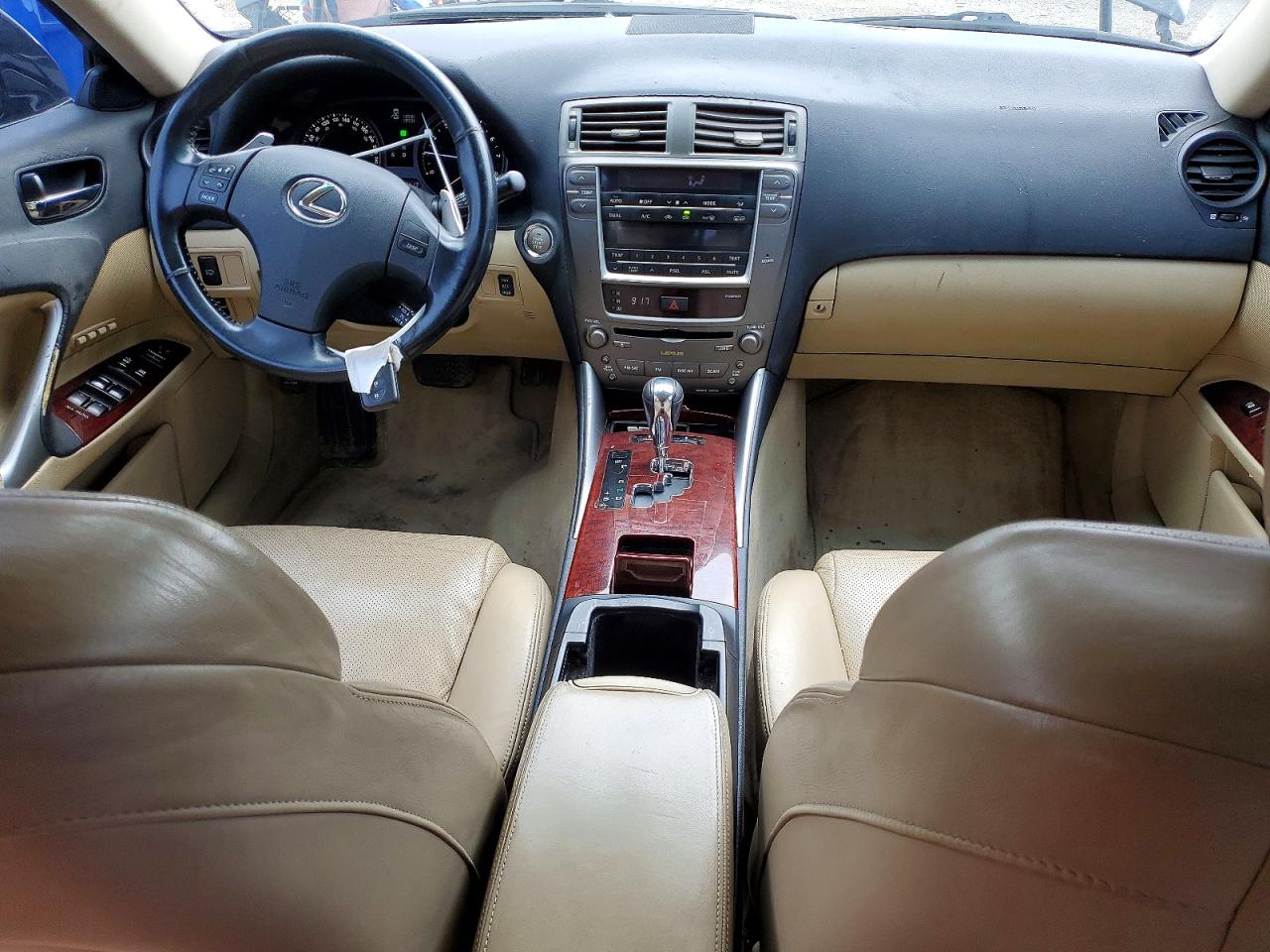 2006 Lexus Is 250 Black vin: JTHCK262965003968