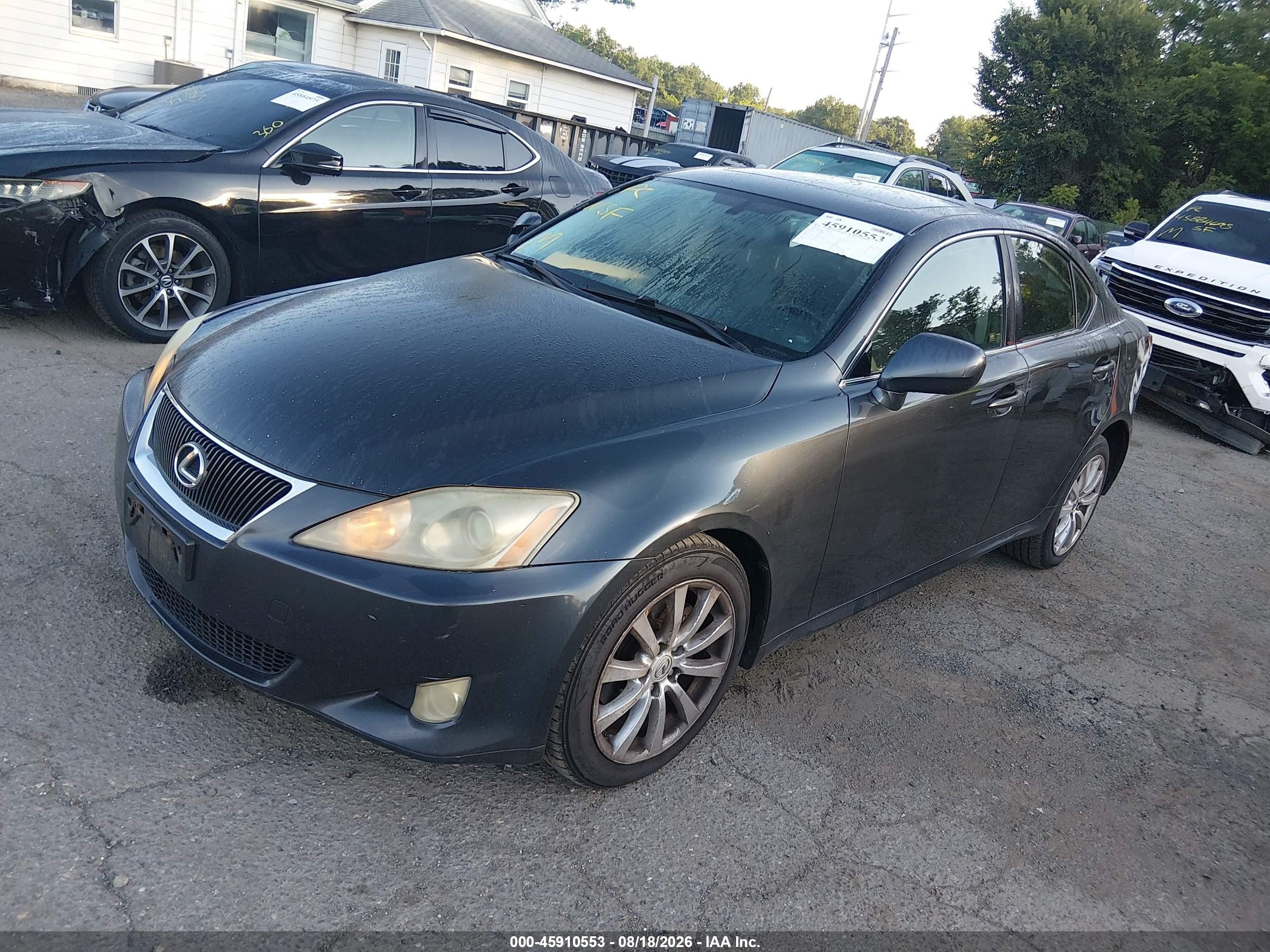 2007 Lexus Is 250   Black vin: JTHCK262972010485