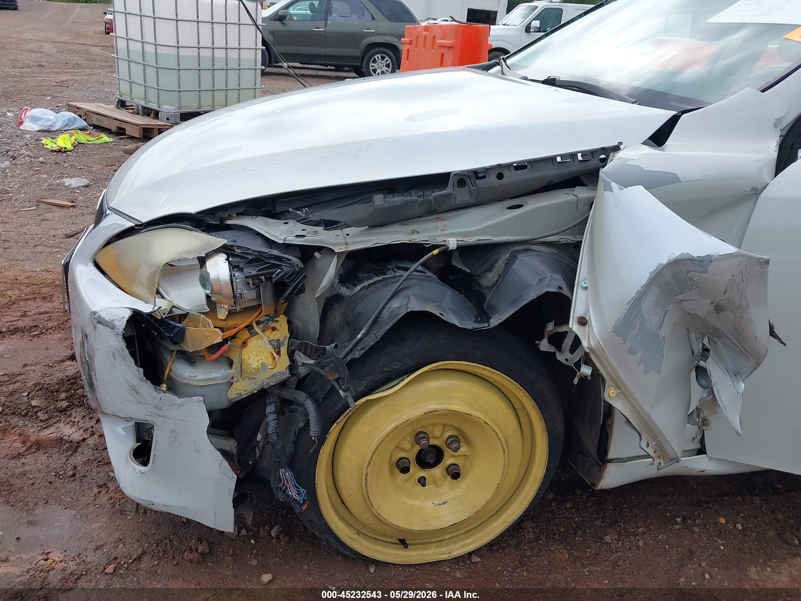 2008 Lexus Is 250   White vin: JTHCK262982020483