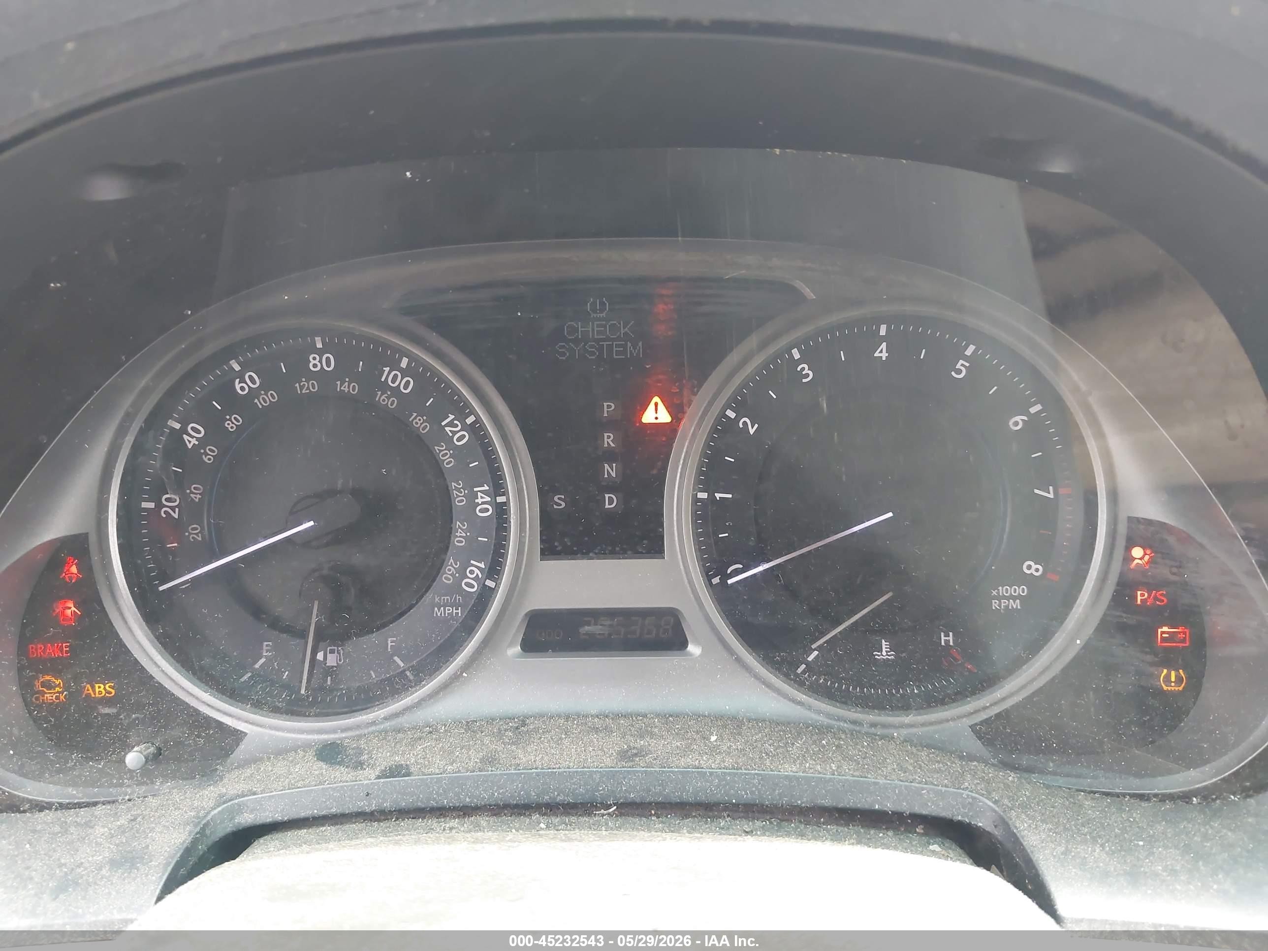 2008 Lexus Is 250   White vin: JTHCK262982020483