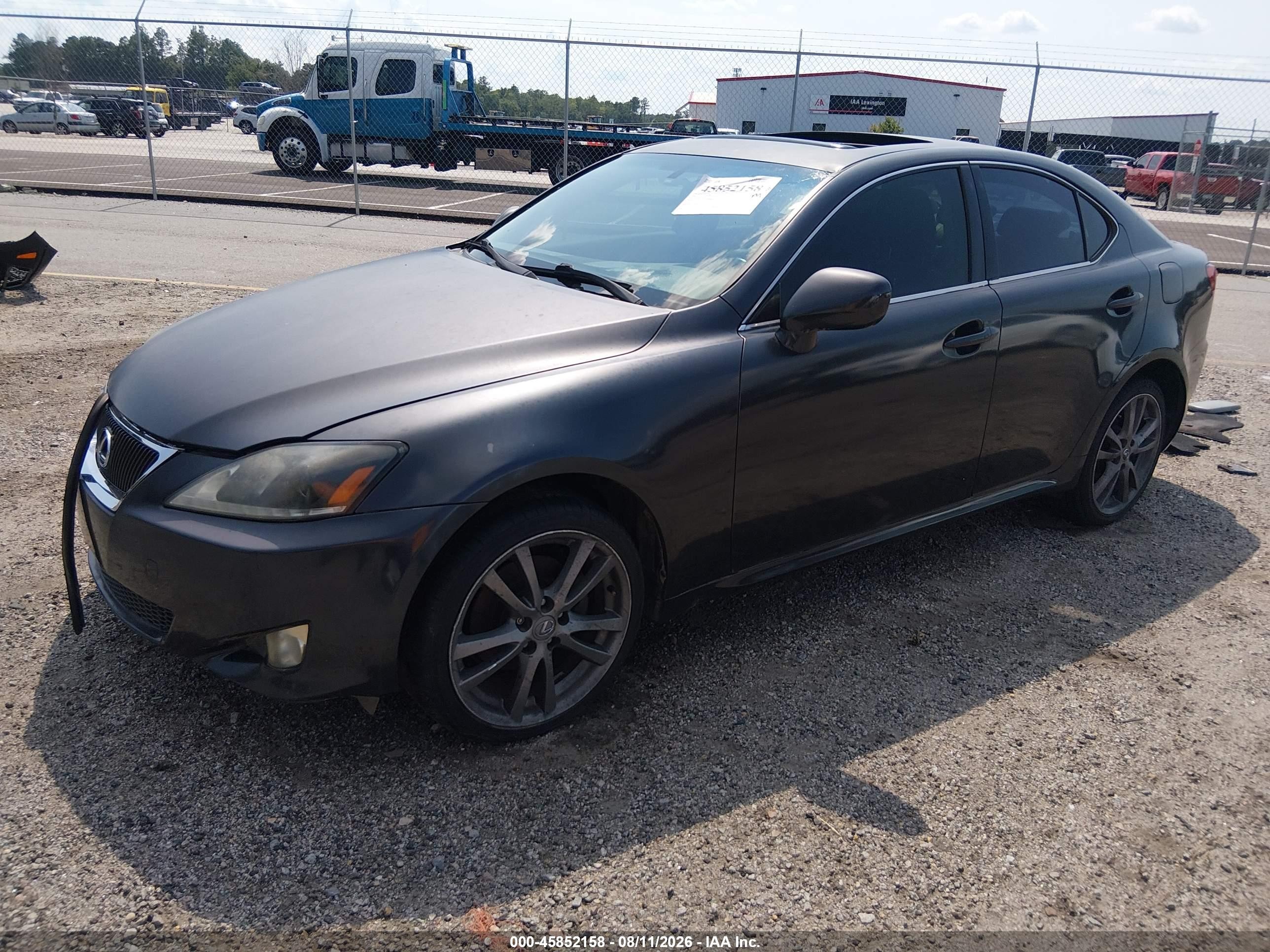 2008 Lexus Is 250   Black vin: JTHCK262982024730